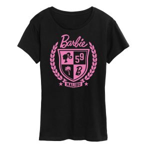 Barbie - Barbie Varsity Malibu Seal- Women'S Short Sleeve Graphic T-Shirt
