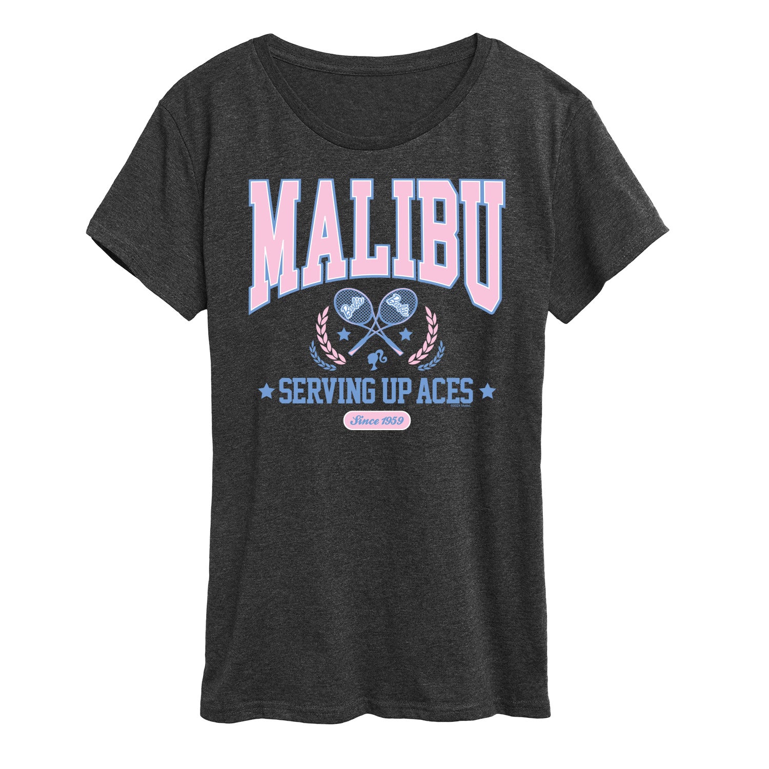 Barbie - Malibu Varsity - Women'S Short Sleeve Graphic T-Shirt - Image 5