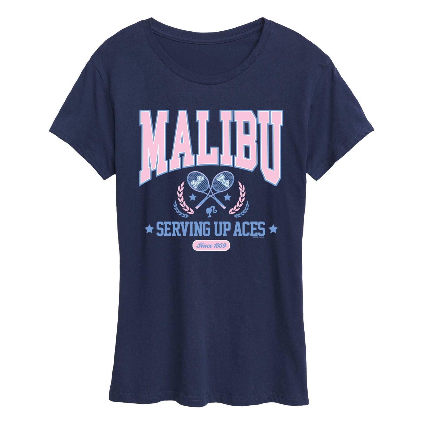 Barbie - Malibu Varsity - Women'S Short Sleeve Graphic T-Shirt - Image 3