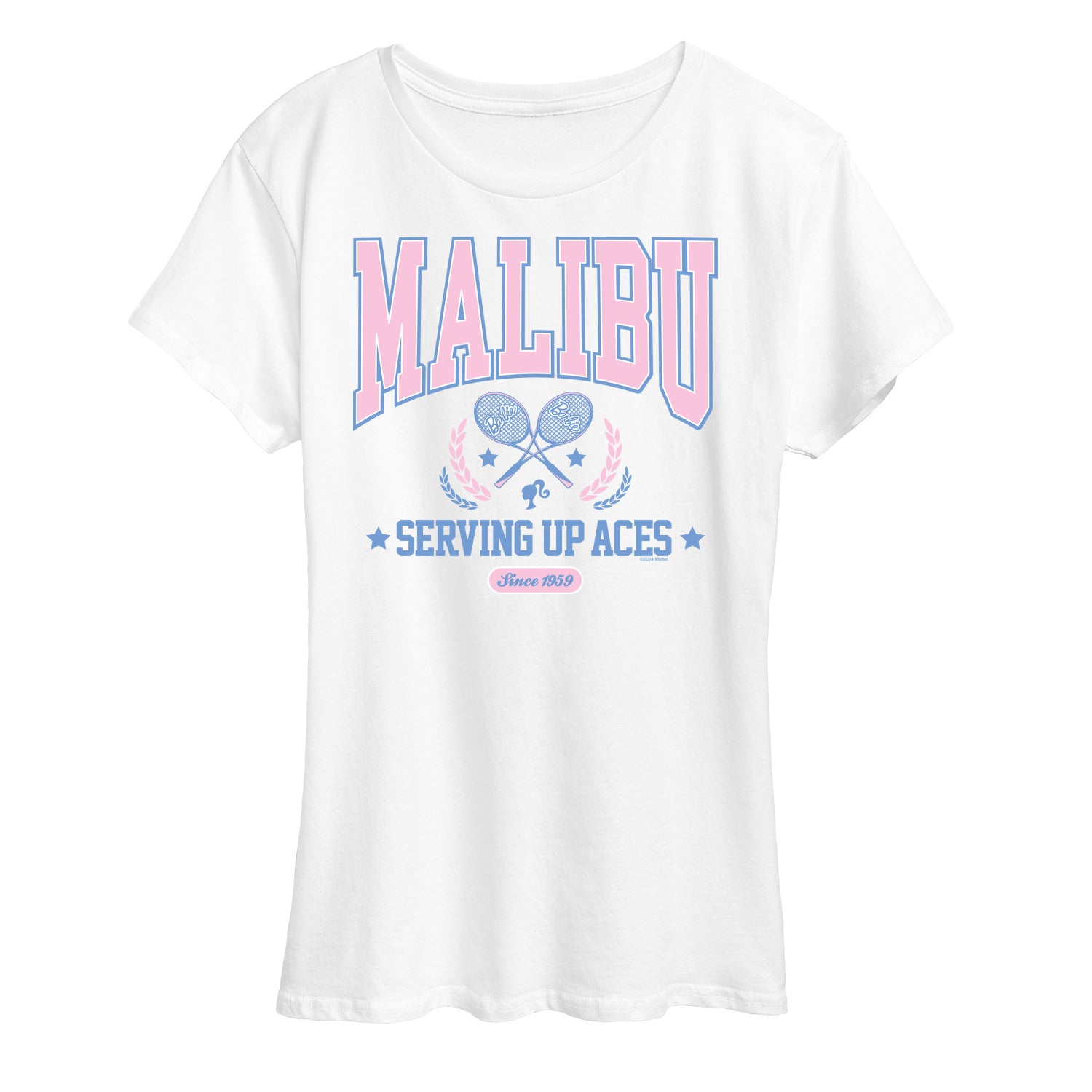 Barbie - Malibu Varsity - Women'S Short Sleeve Graphic T-Shirt - Image 4