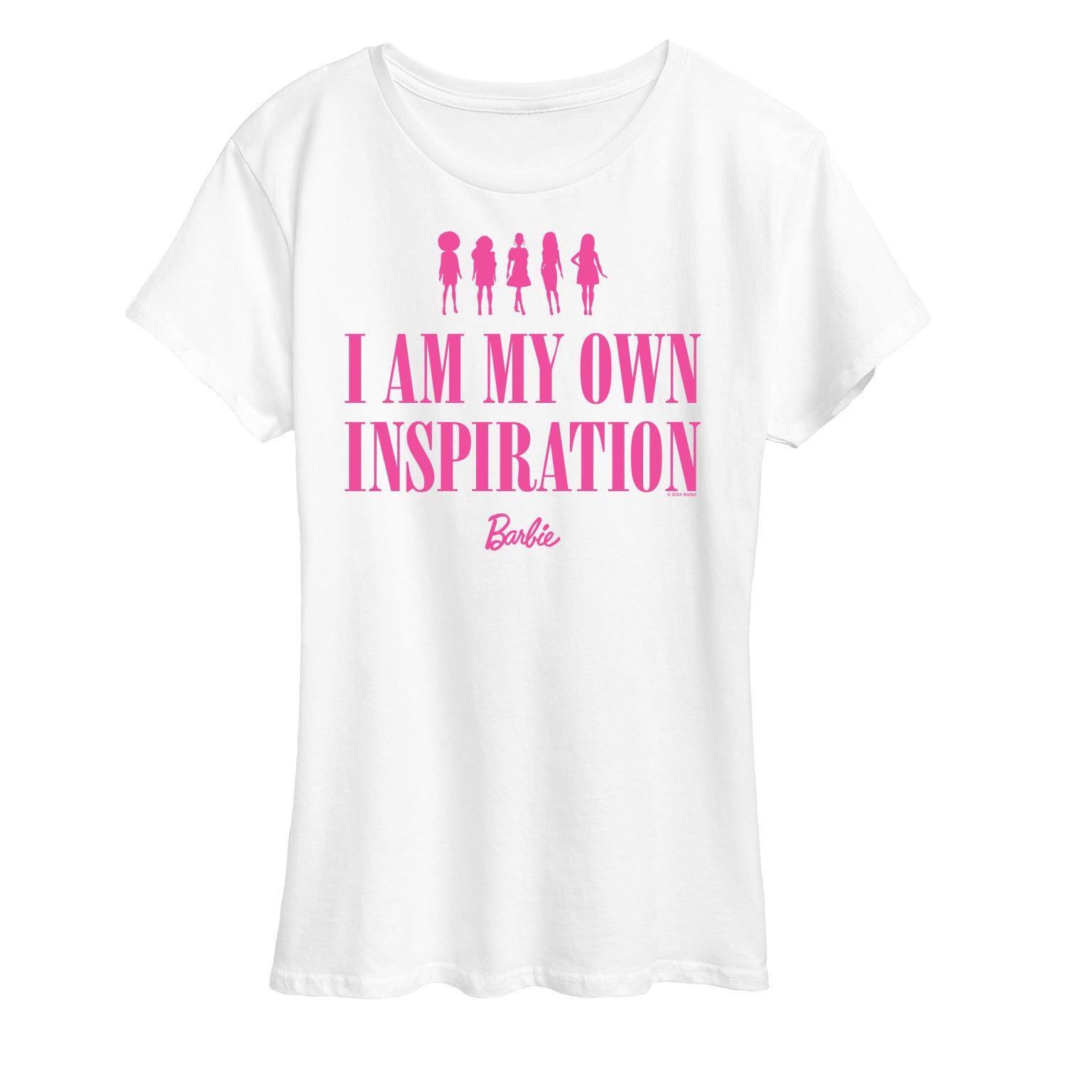 Barbie - I Am My Own Inspiration - Womens Women'S Short Sleeve Graphic T-Shirt - Image 4