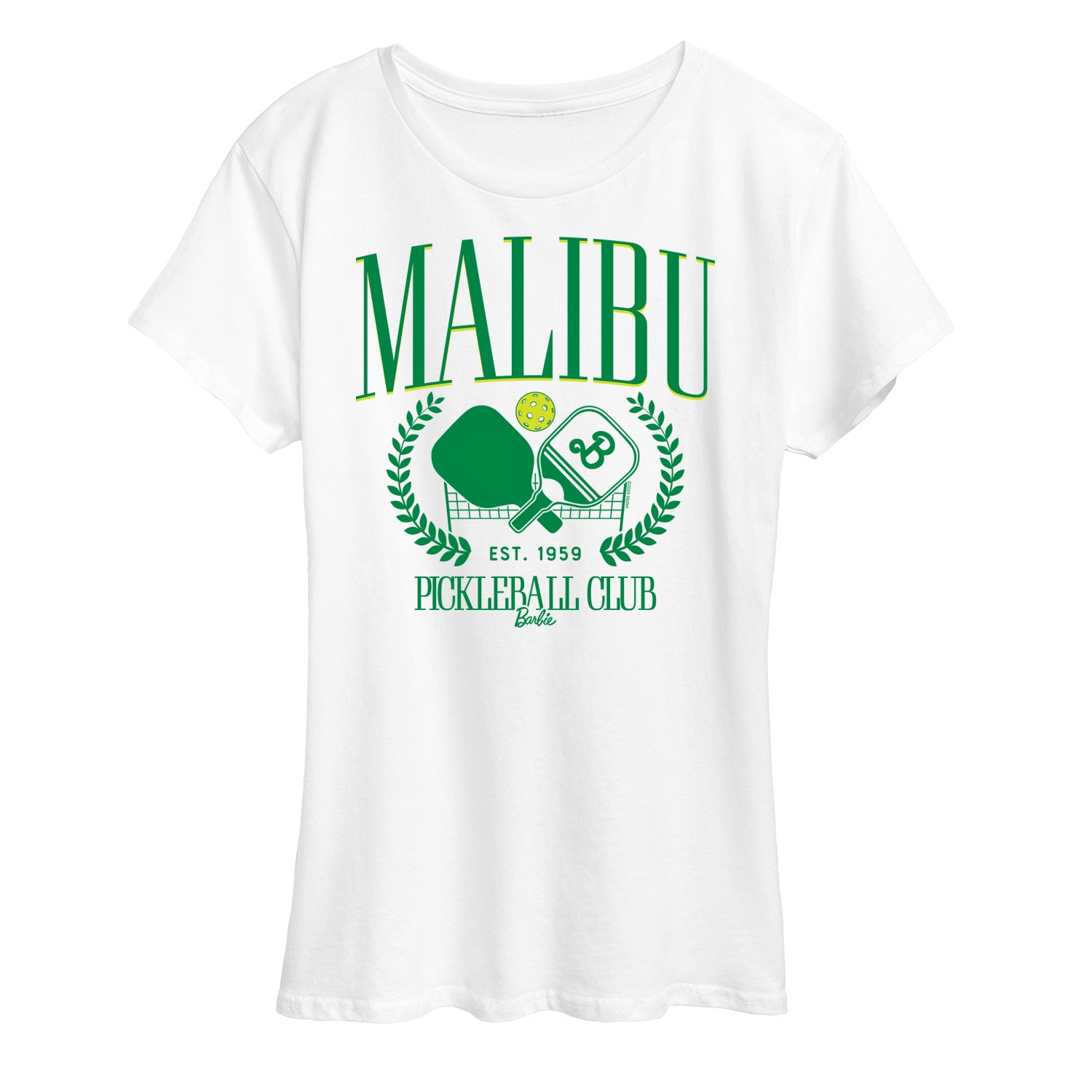 Barbie - Malibu Pickleball - Women'S Short Sleeve Graphic T-Shirt - Image 3