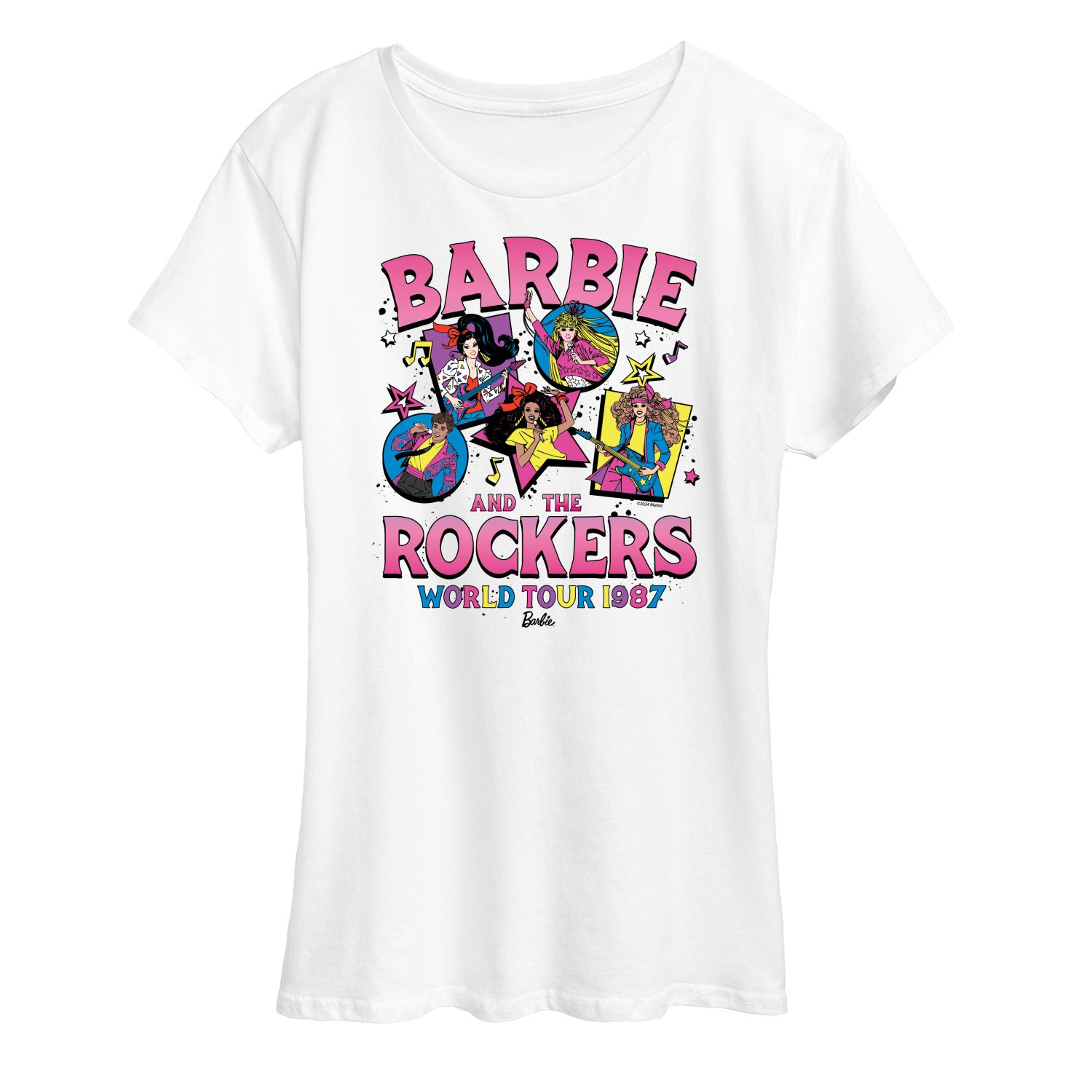 Barbie - Barbie And The Rockers - Women'S Short Sleeve Graphic T-Shirt - Image 2