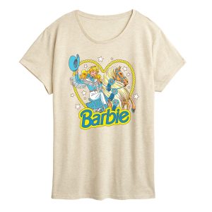 Barbie - Retro Western Comic-Women's Short Sleeve Graphic T-Shirt