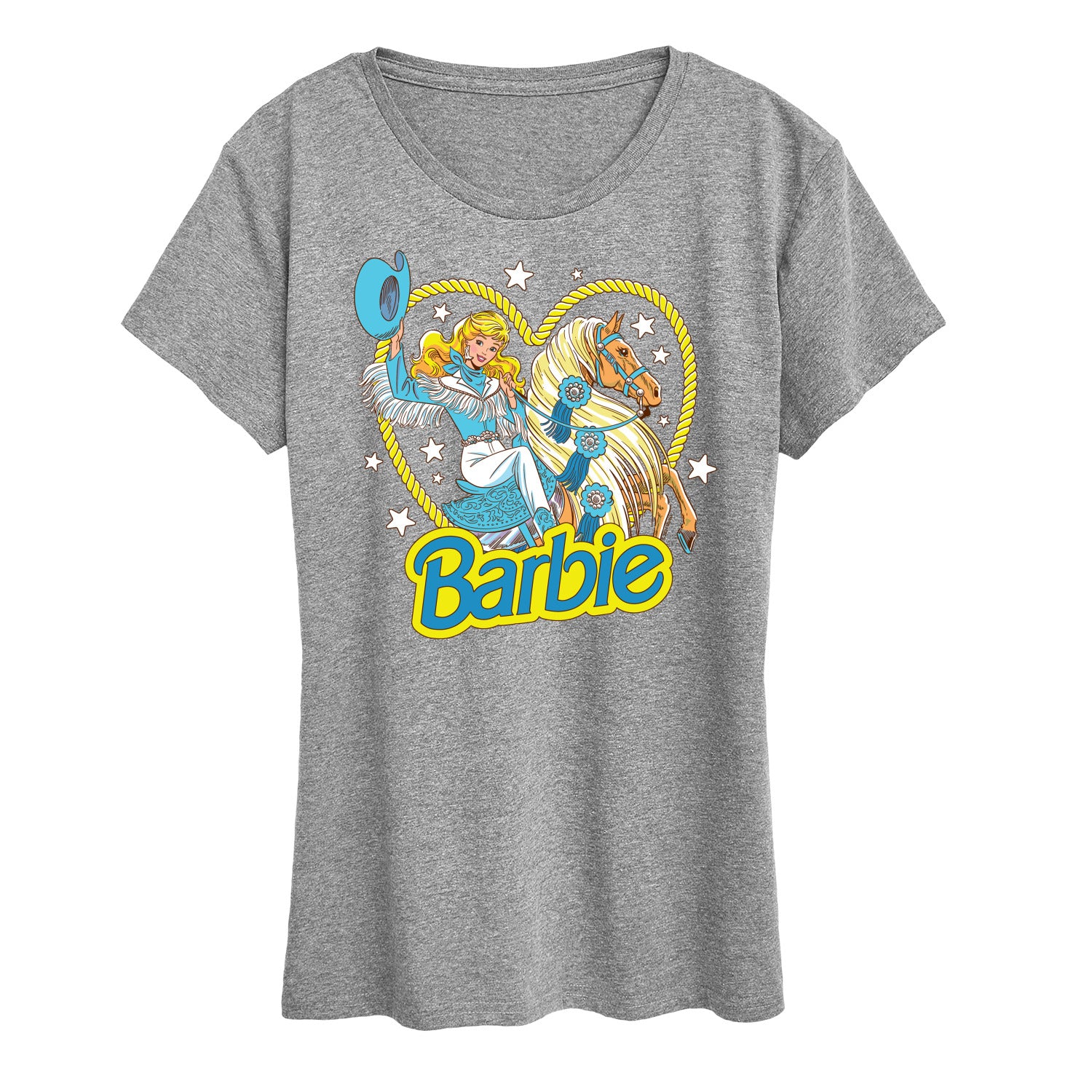 Barbie - Retro Western Comic-Women's Short Sleeve Graphic T-Shirt - Image 2