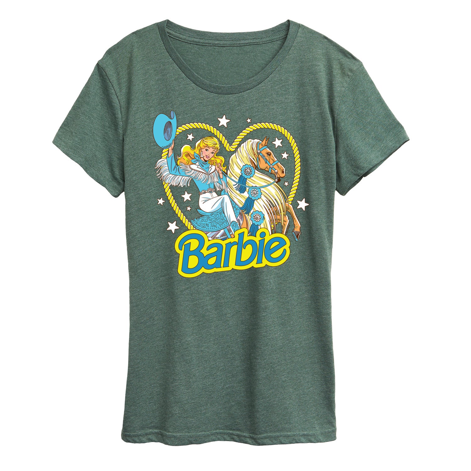 Barbie - Retro Western Comic-Women's Short Sleeve Graphic T-Shirt - Image 3