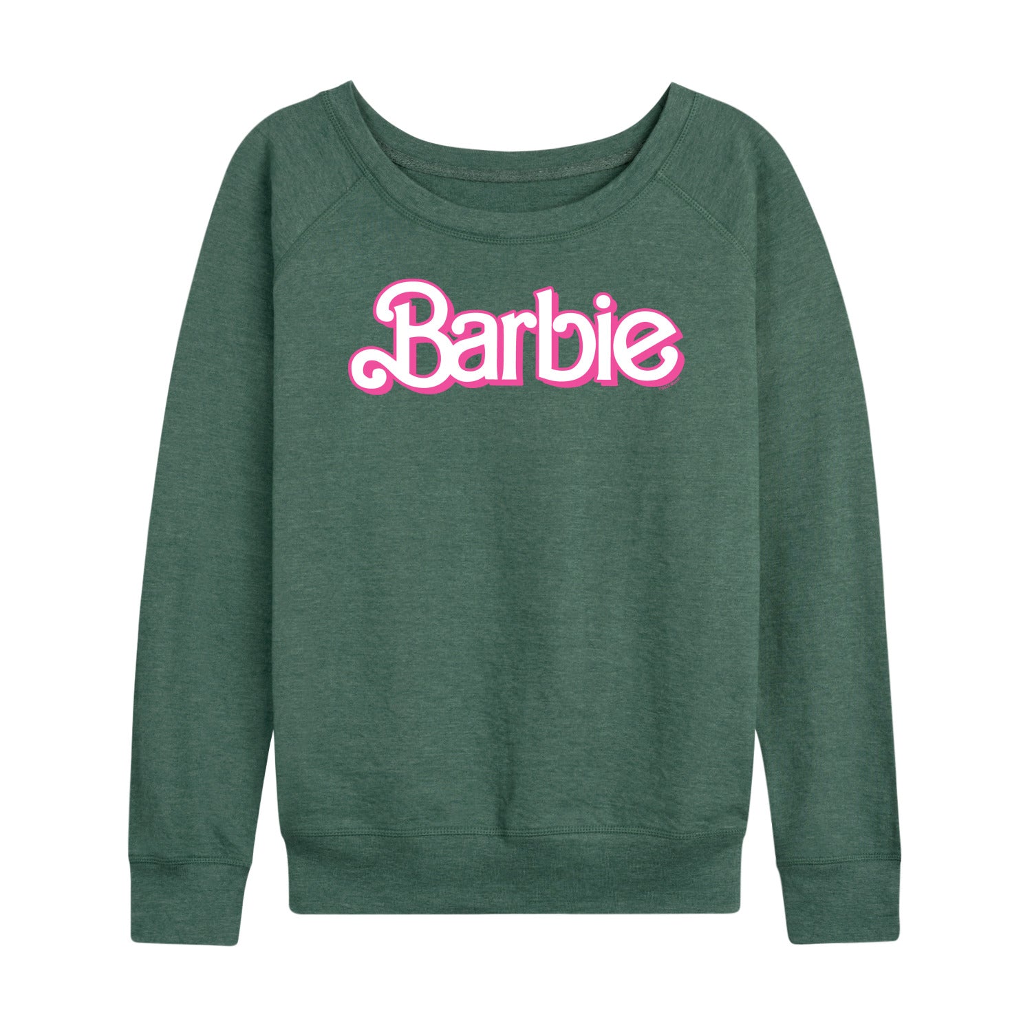 Barbie - Logo Retro-Women's French Terry Long Sleeve Shirt - Image 3
