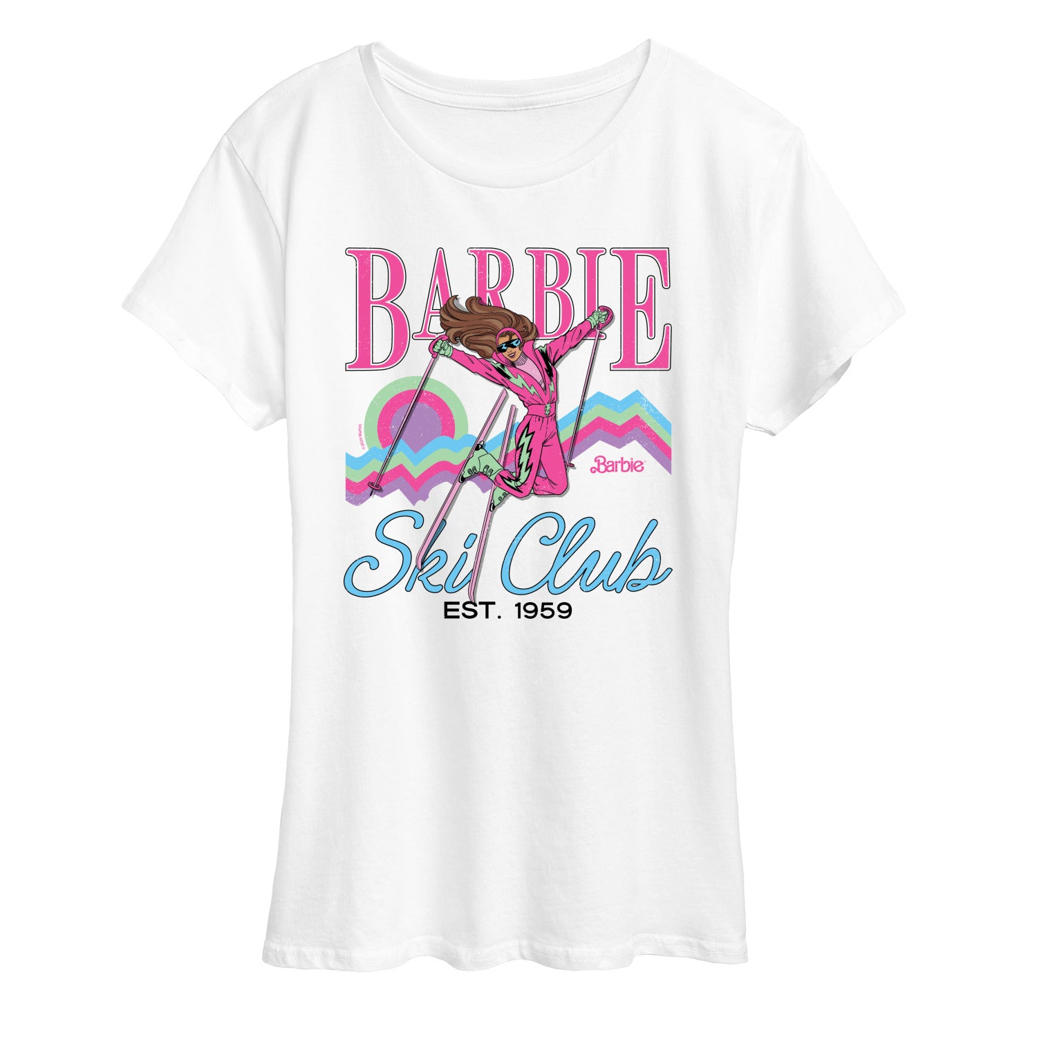 Barbie - Ski Club - Women's Short Sleeve Graphic T-Shirt - Image 4