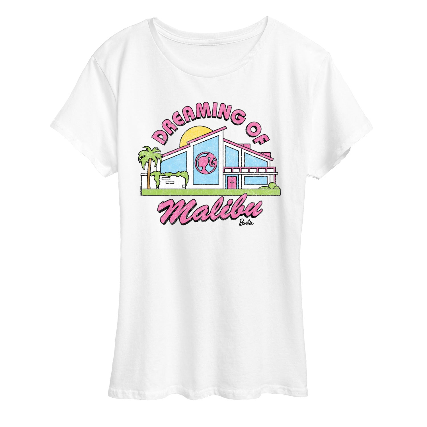 Barbie - Dreaming Of Malibu -Women's Short Sleeve Graphic T-Shirt - Image 3