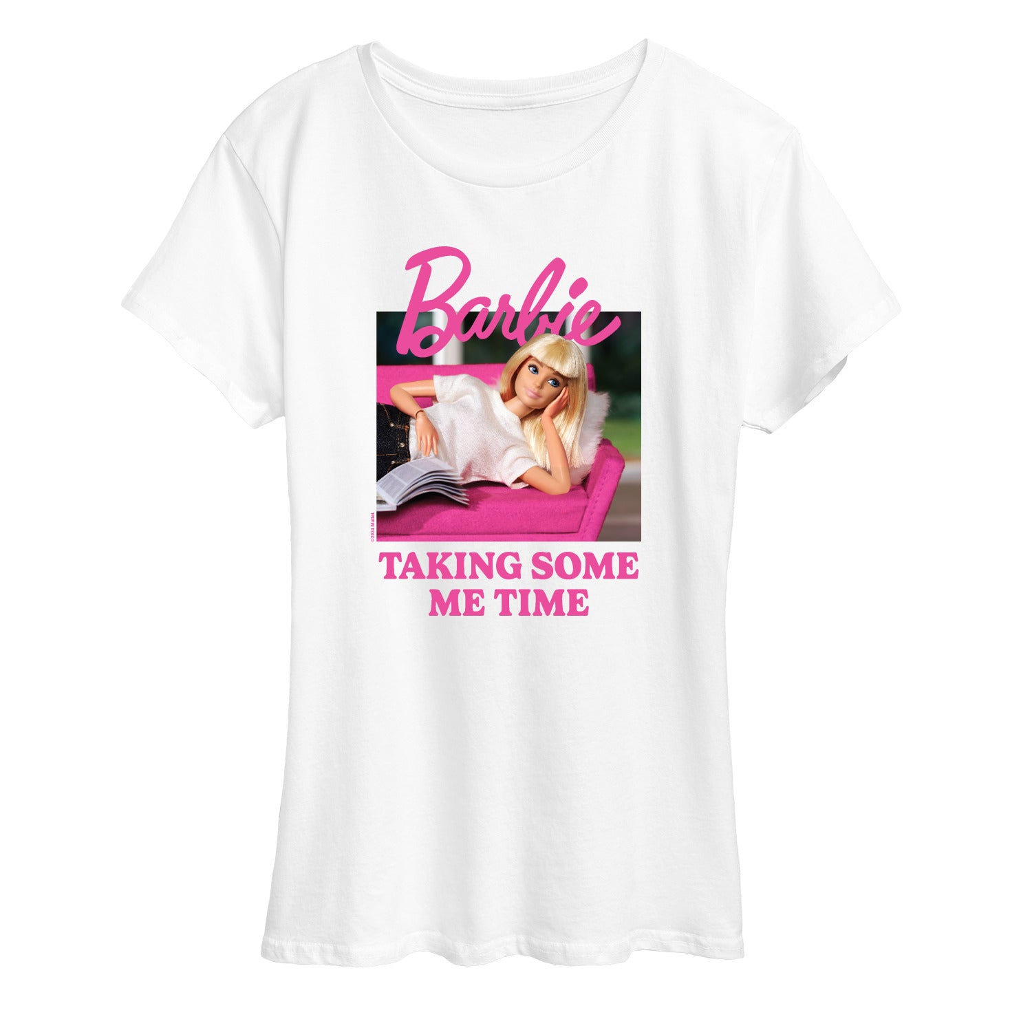 Barbie - Taking Some Me Time - Women's Short Sleeve Graphic T-Shirt - Image 8