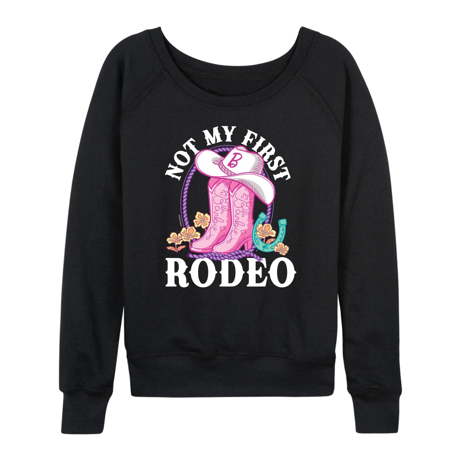 Barbie - Not My First Rodeo - Women's French Terry Long Sleeve Shirt