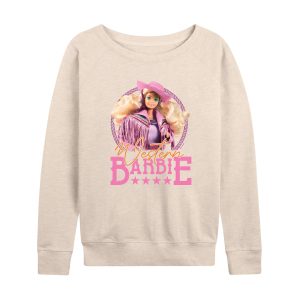Barbie - Western - Women's French Terry Long Sleeve Shirt