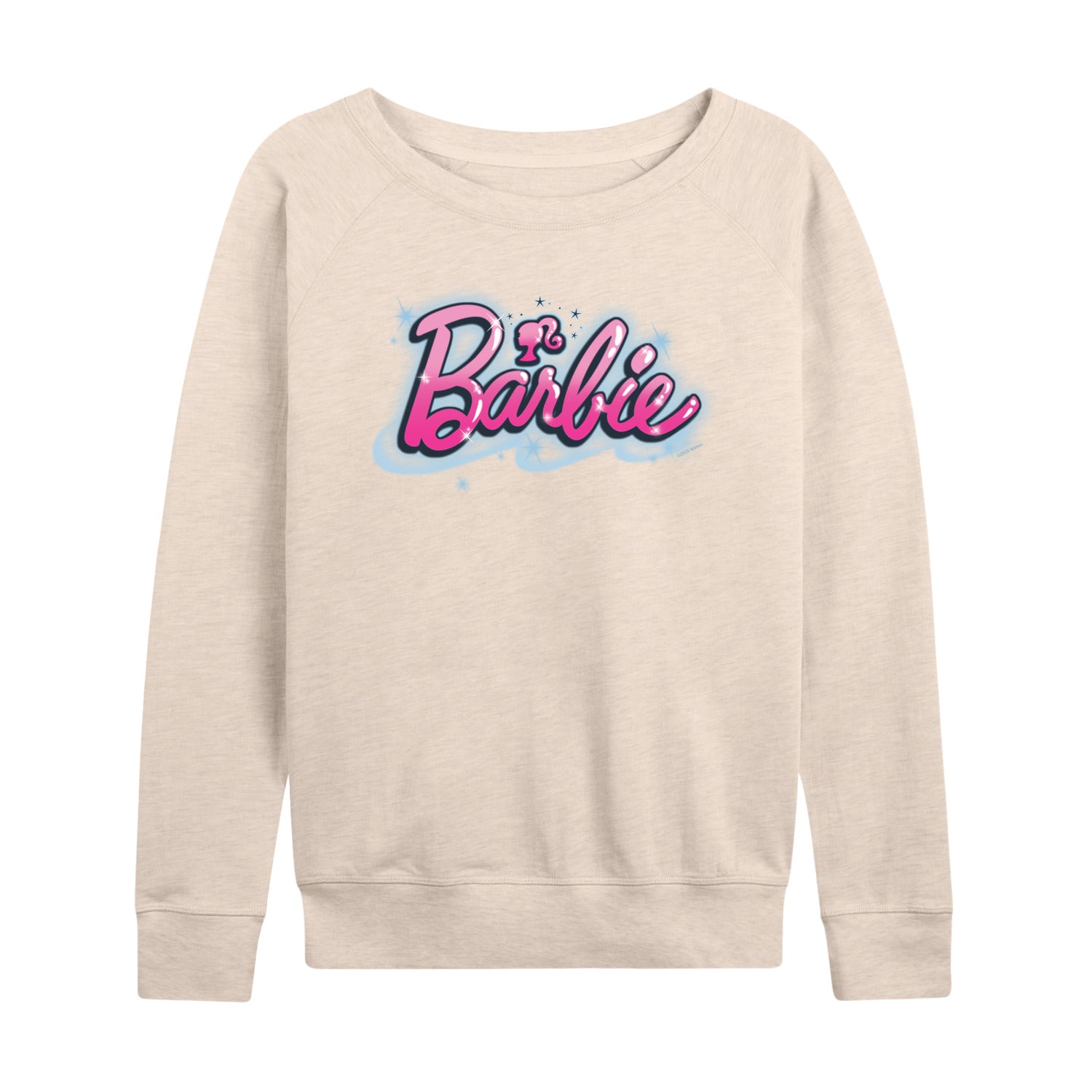 Barbie - Airbrush Logo - Women's French Terry Long Sleeve Shirt
