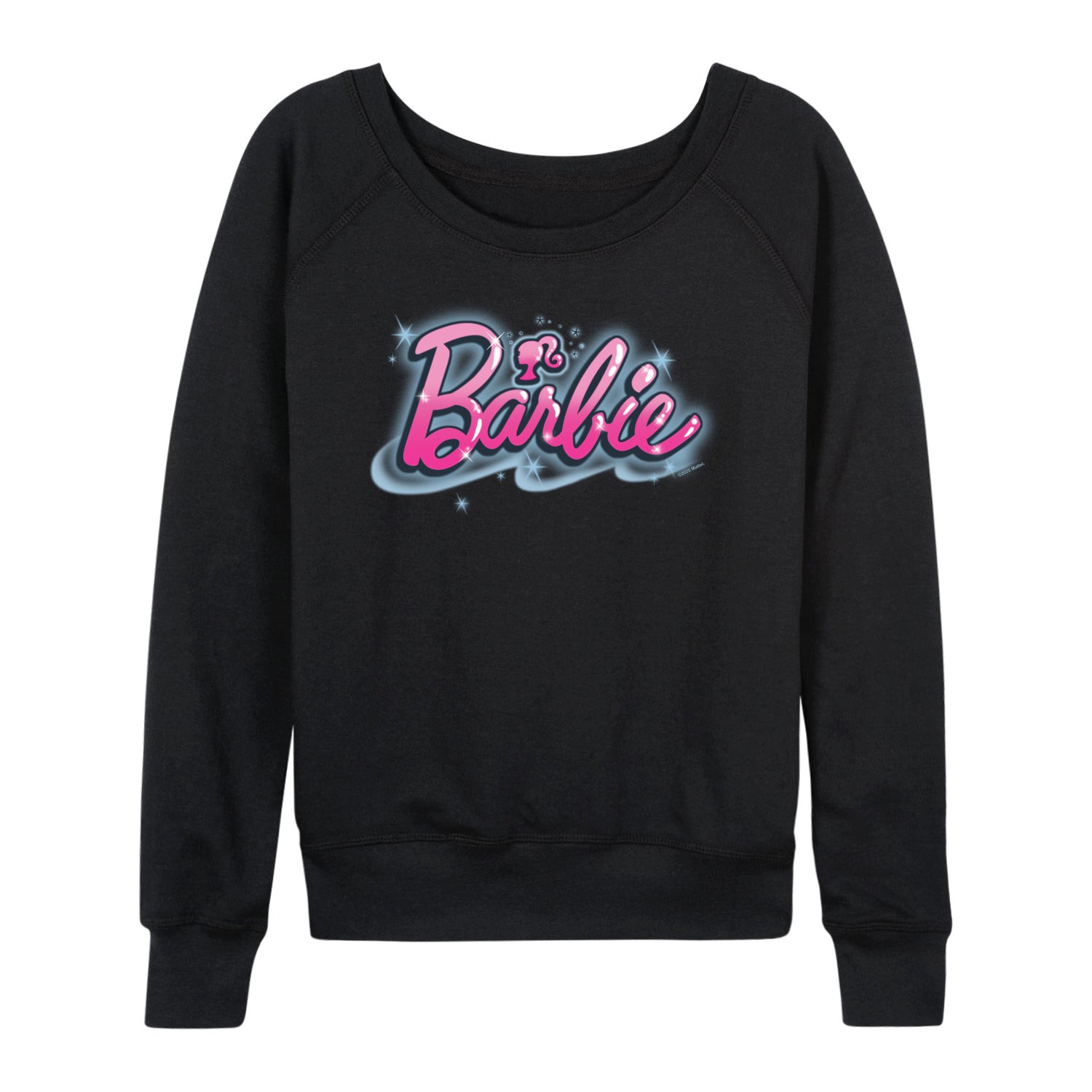 Barbie - Airbrush Logo - Women's French Terry Long Sleeve Shirt - Image 2