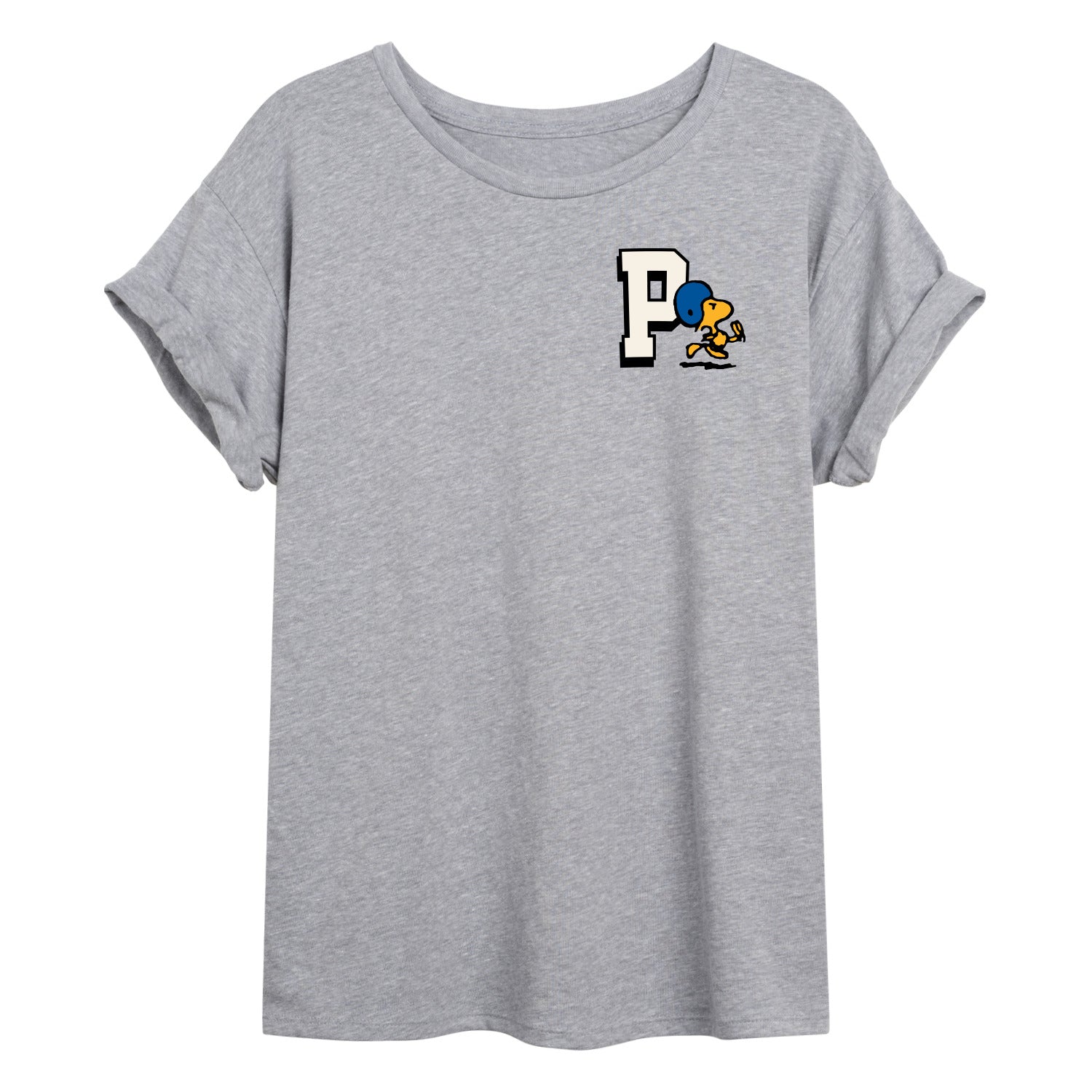 Peanuts - Franklin Collegiate -Womens Oversized Graphic T-Shirt