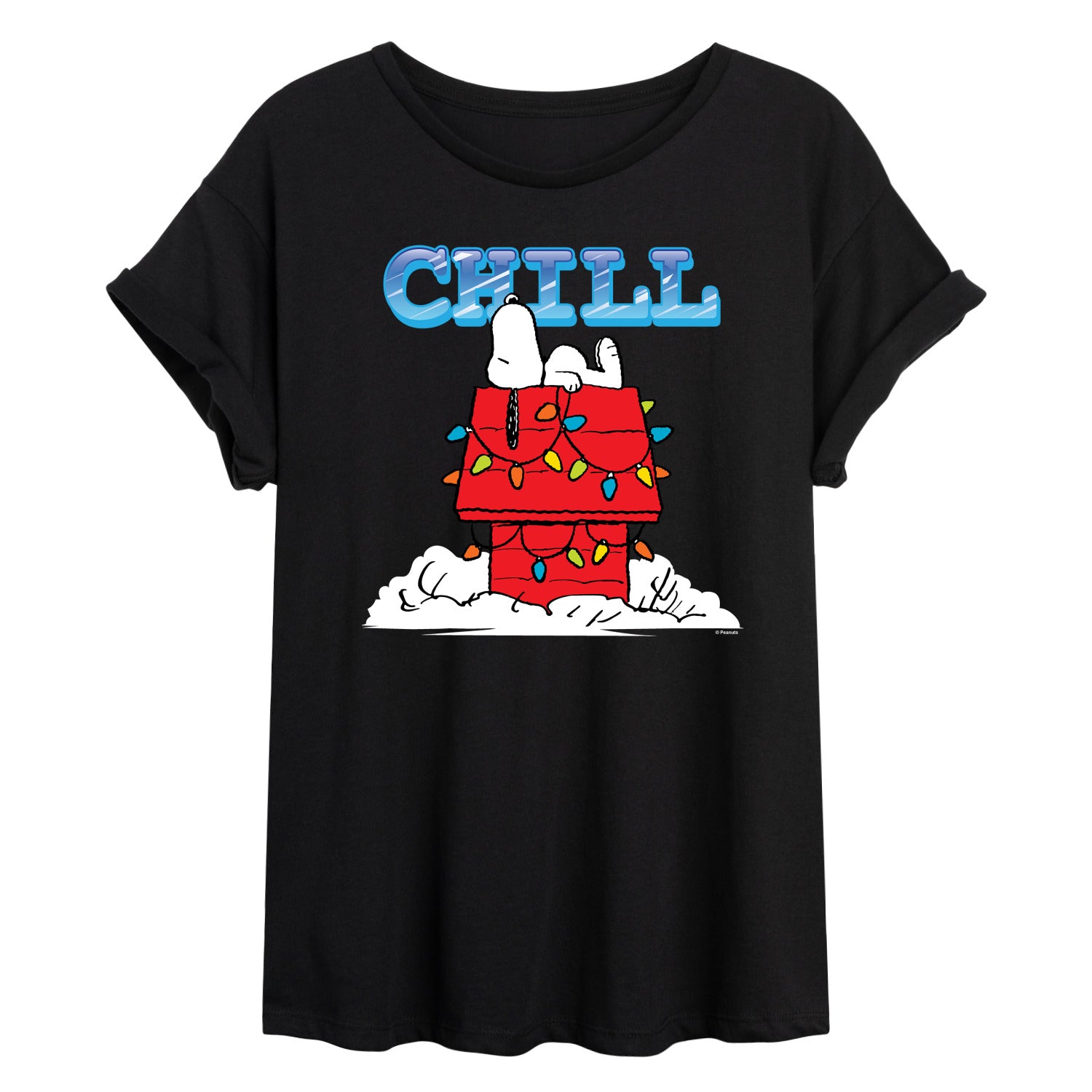 Peanuts - Snoopy Chill - Womens Oversized Graphic T-Shirt