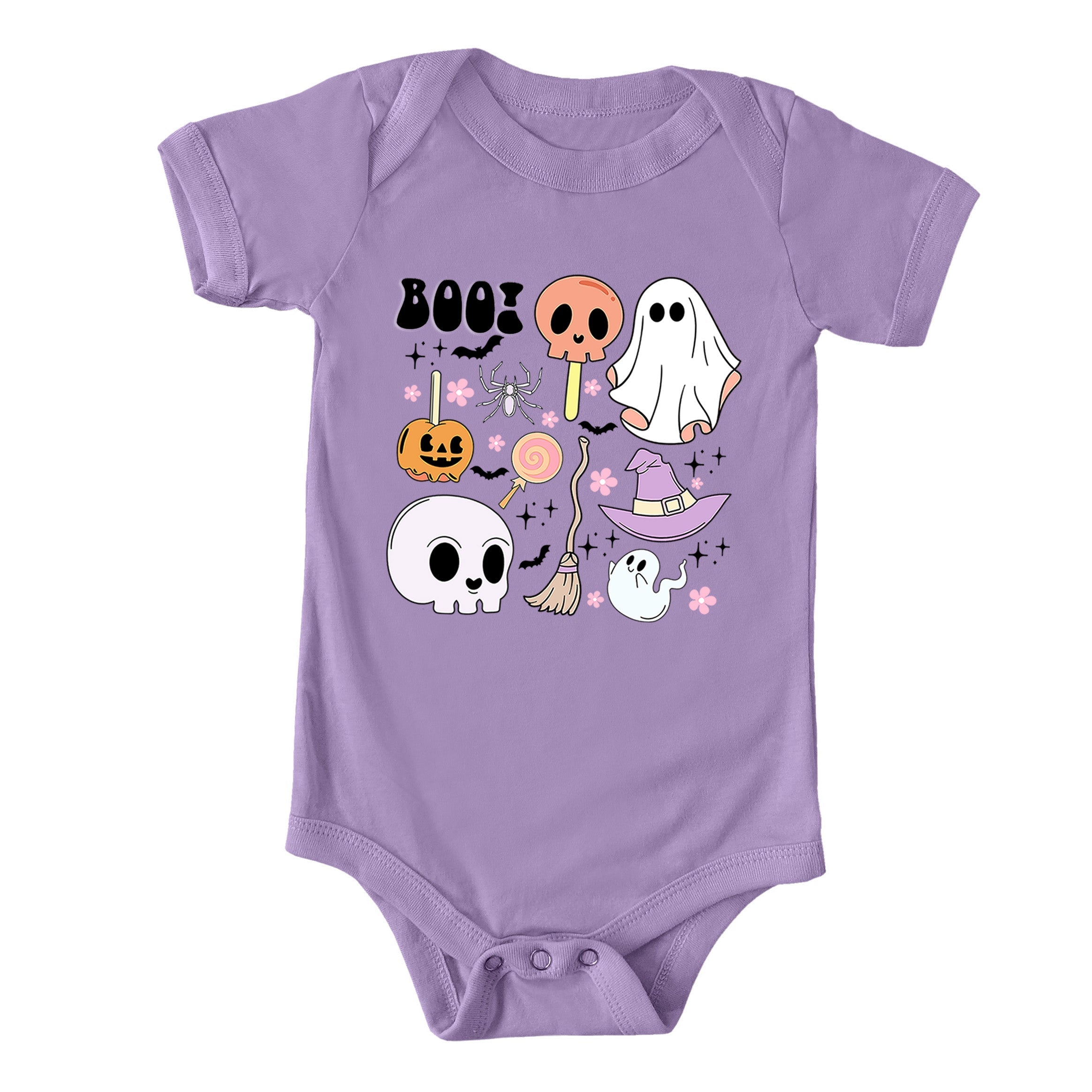 The Juniper Shop Boo Chart Baby Graphic Short Sleeve Onesie - Image 3
