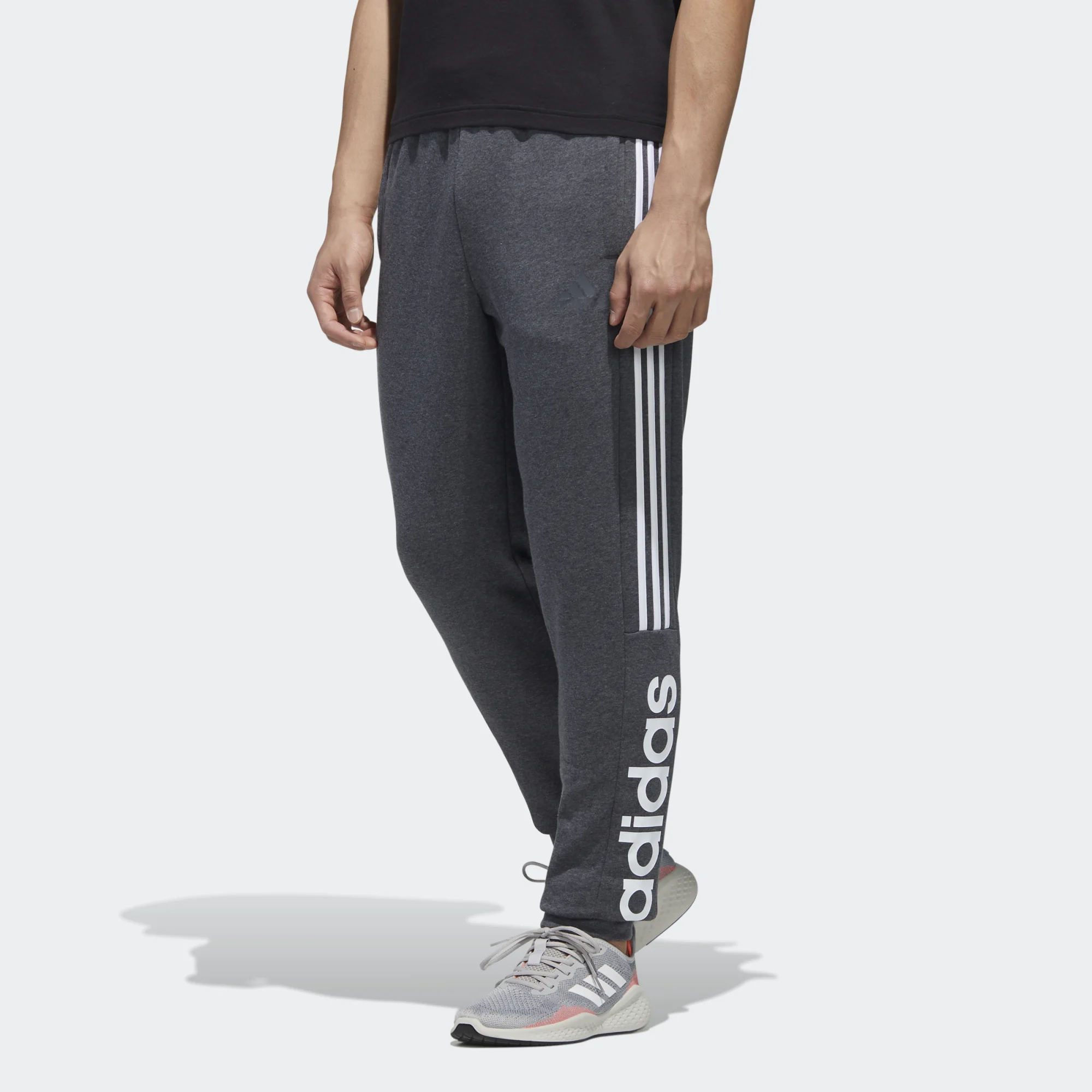 adidas Men's Essentials Colorblock Fleece Pants - Gd5474 - Image 2