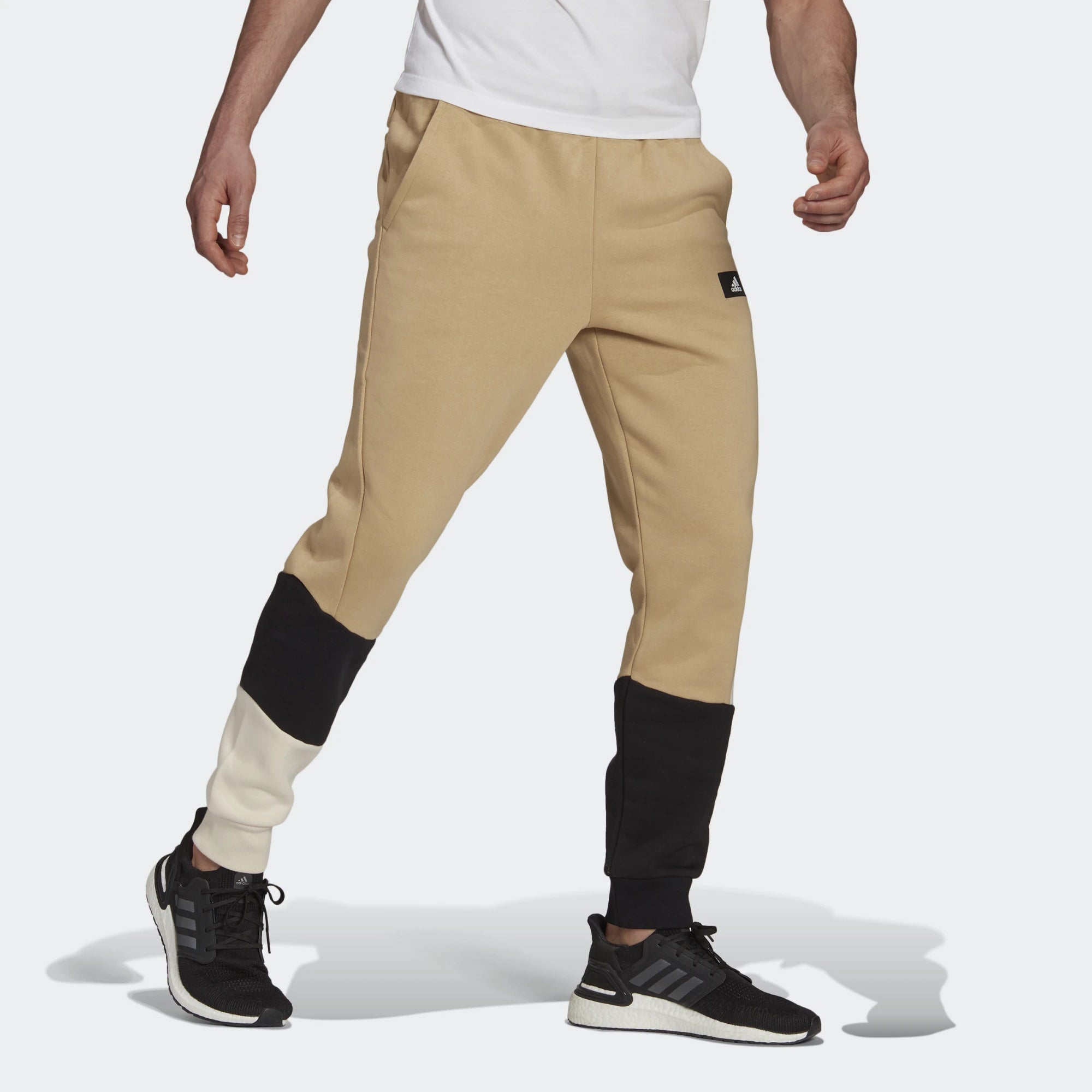 adidas Men's Fleece Colorblock Pants - H39762 - Image 3