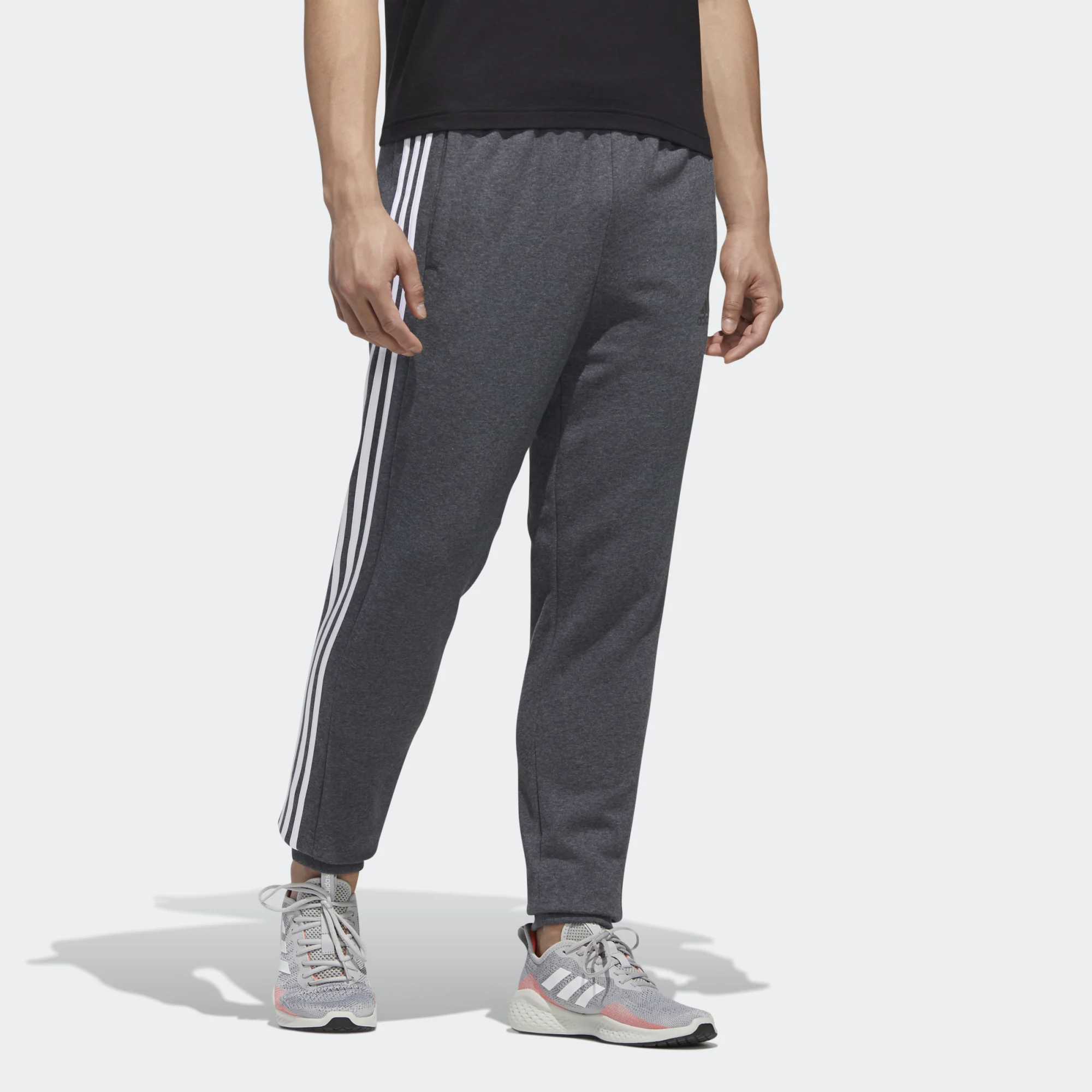 adidas Men's Essentials Colorblock Fleece Pants - Gd5474 - Image 4
