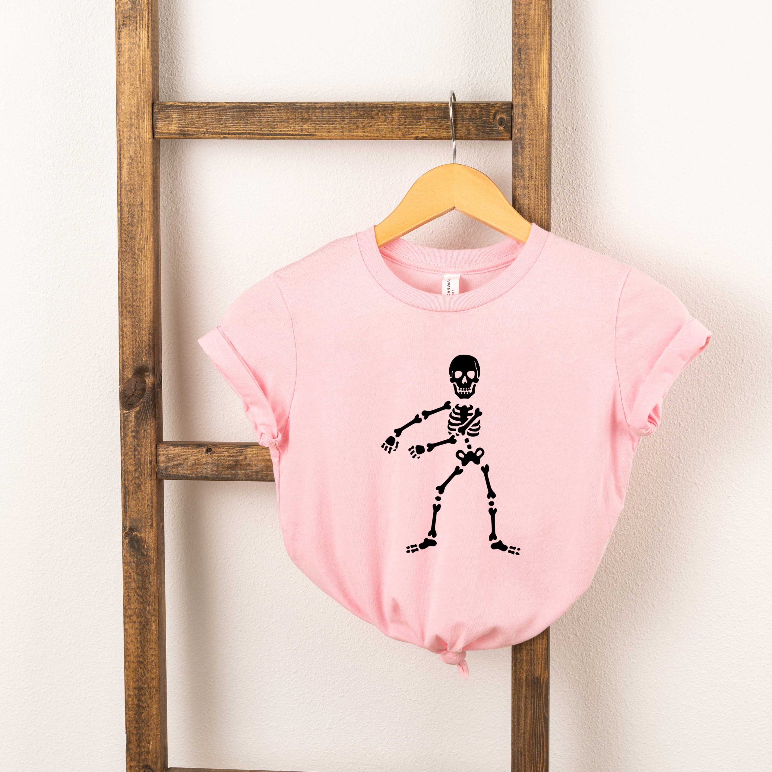 The Juniper Shop Toddler Flossing Skeleton Short Sleeve Crew Neck - Image 4