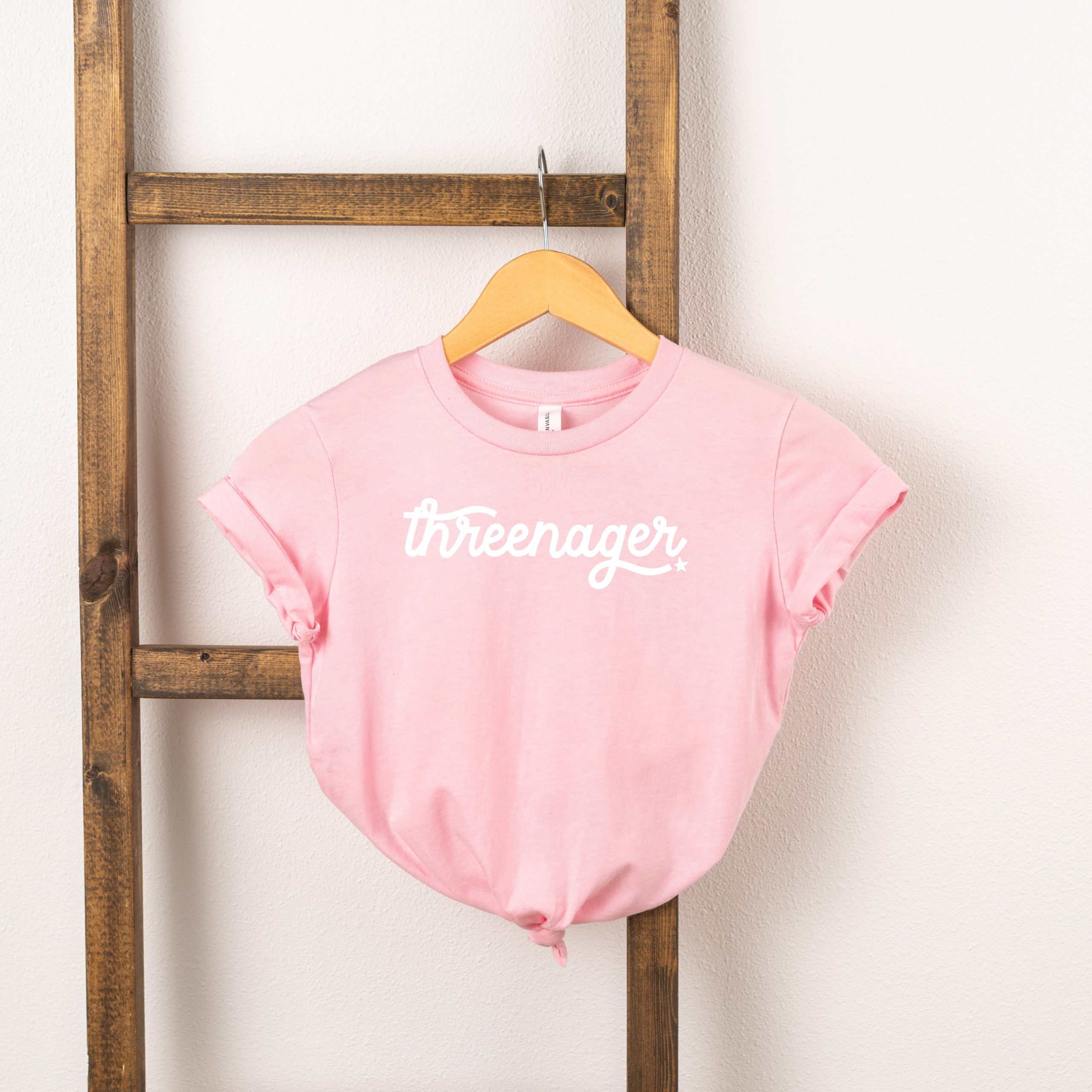 The Juniper Shop Toddler | Threenager Short Sleeve Crew Neck - Image 2