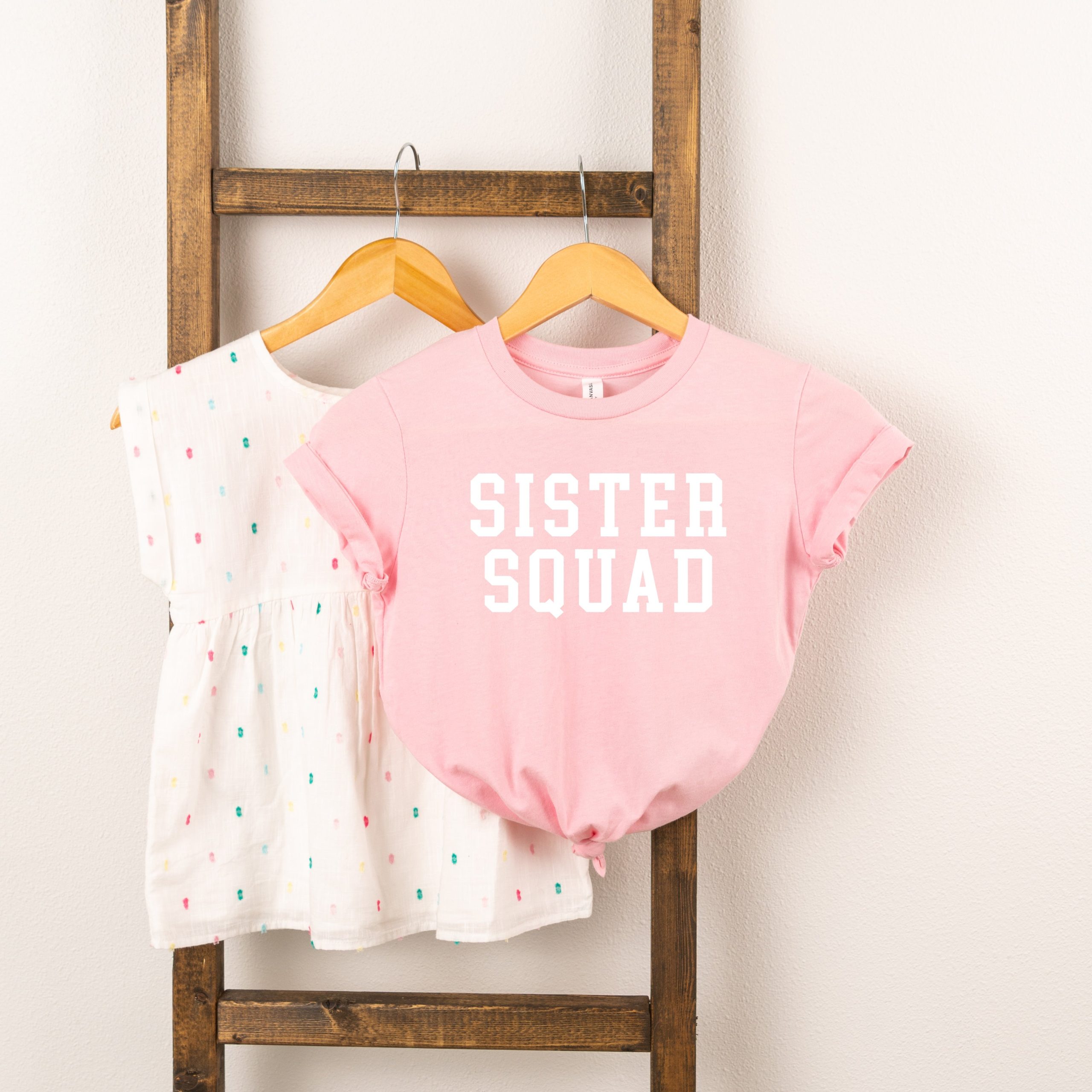 The Juniper Shop Toddler Sister Squad Short Sleeve Crew Neck - Image 2
