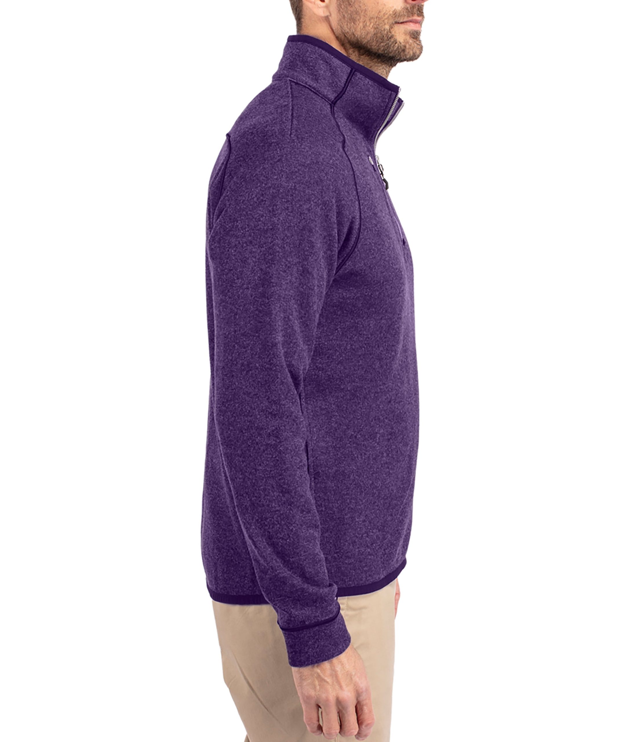 Cutter & Buck Mainsail Sweater-Knit Mens Half Zip Pullover Jacket - Image 11