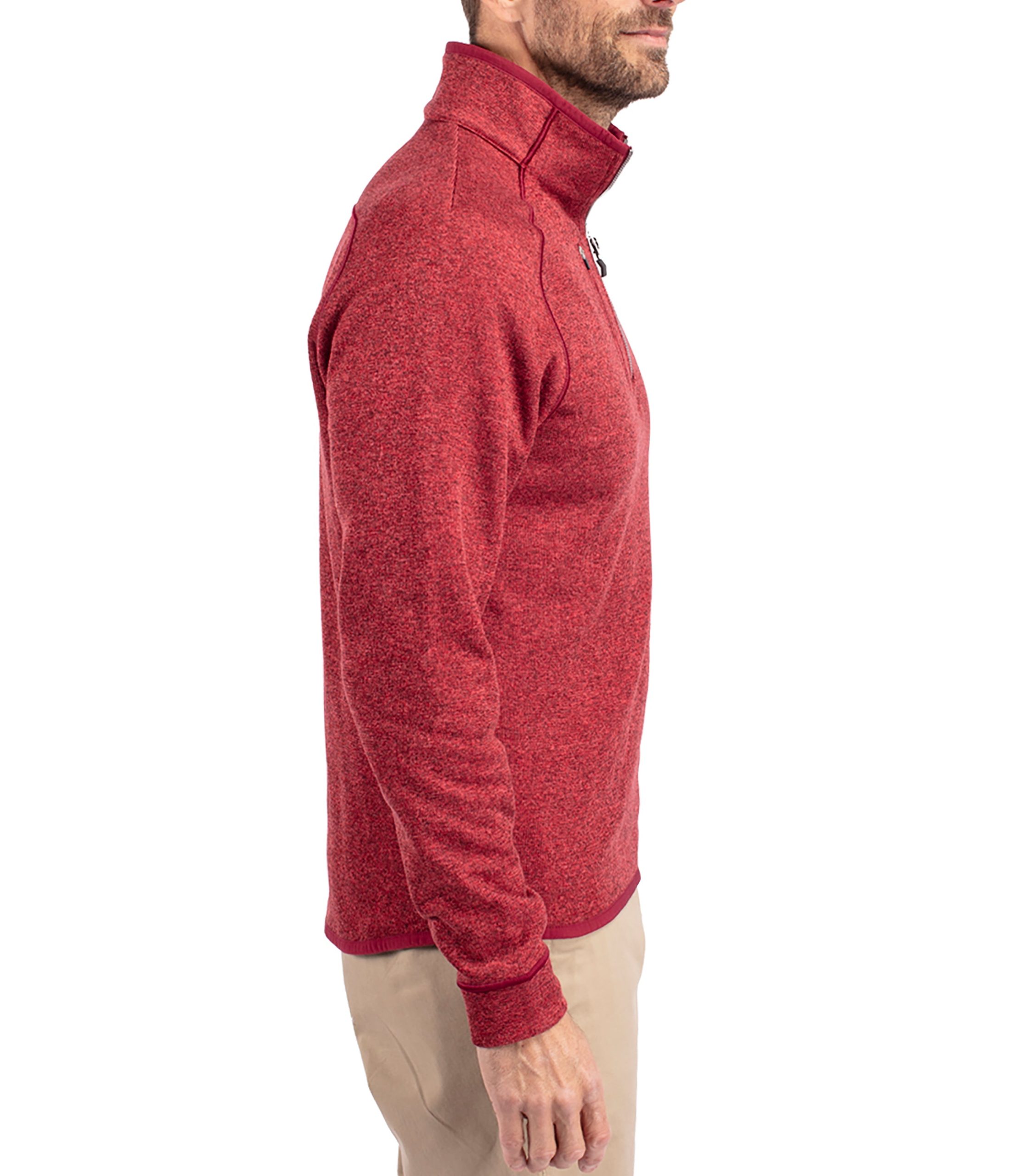 Cutter & Buck Mainsail Sweater-Knit Mens Half Zip Pullover Jacket - Image 9
