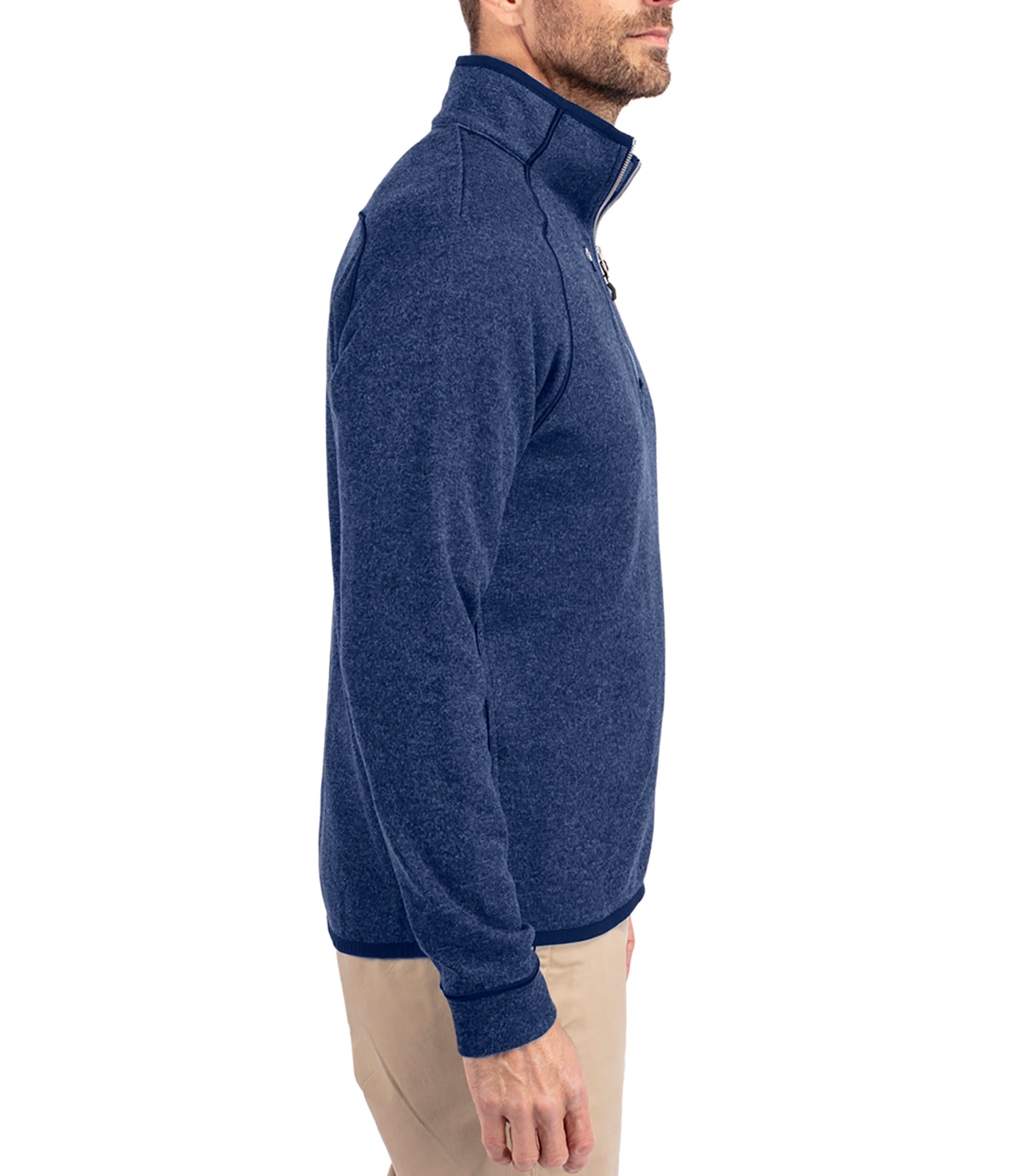Cutter & Buck Mainsail Sweater-Knit Mens Half Zip Pullover Jacket - Image 10
