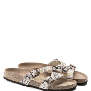 Birkenstock Yao Vegan Birko-Flor Printed Mocha