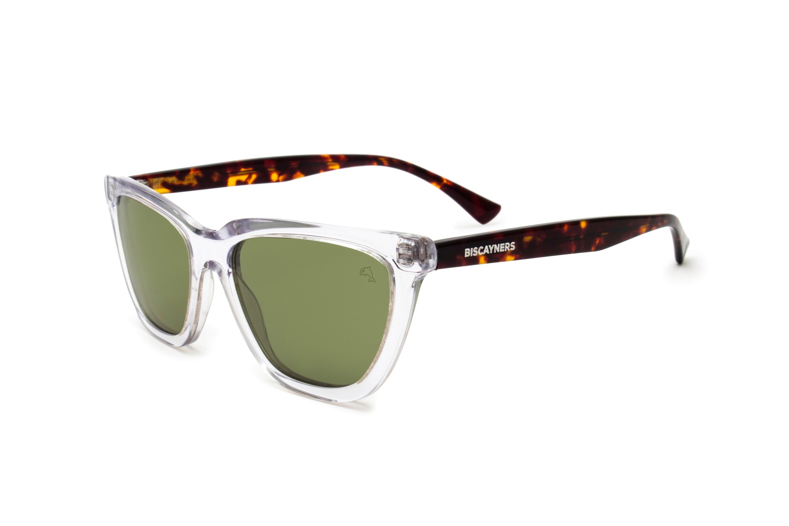 Biscayners Mashta Crystal Green Women's Sunglasses