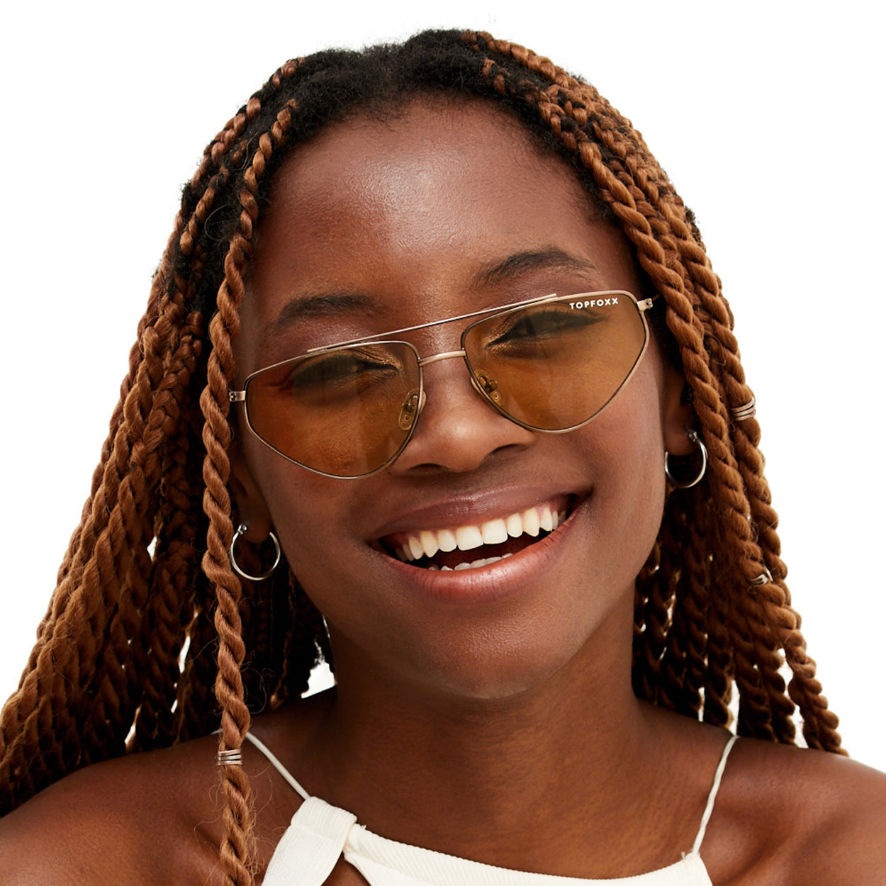 TopFoxx Hasta La Vista - Yellow Women's Sunglasses - Image 5