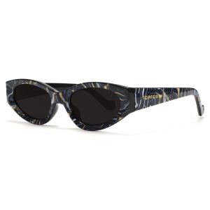 TopFoxx Kat x Money Moves - Dark Blue Women's Sunglasses