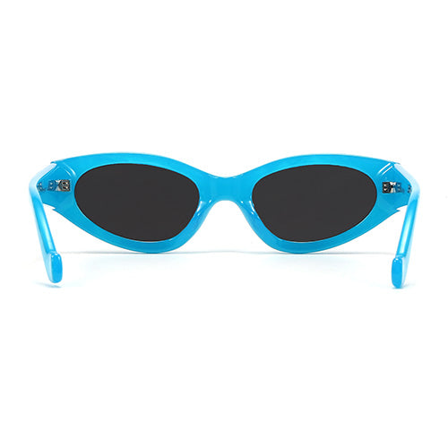 TopFoxx Kat x Money Moves - Blue Women's Cateye Sunglasses - Image 7