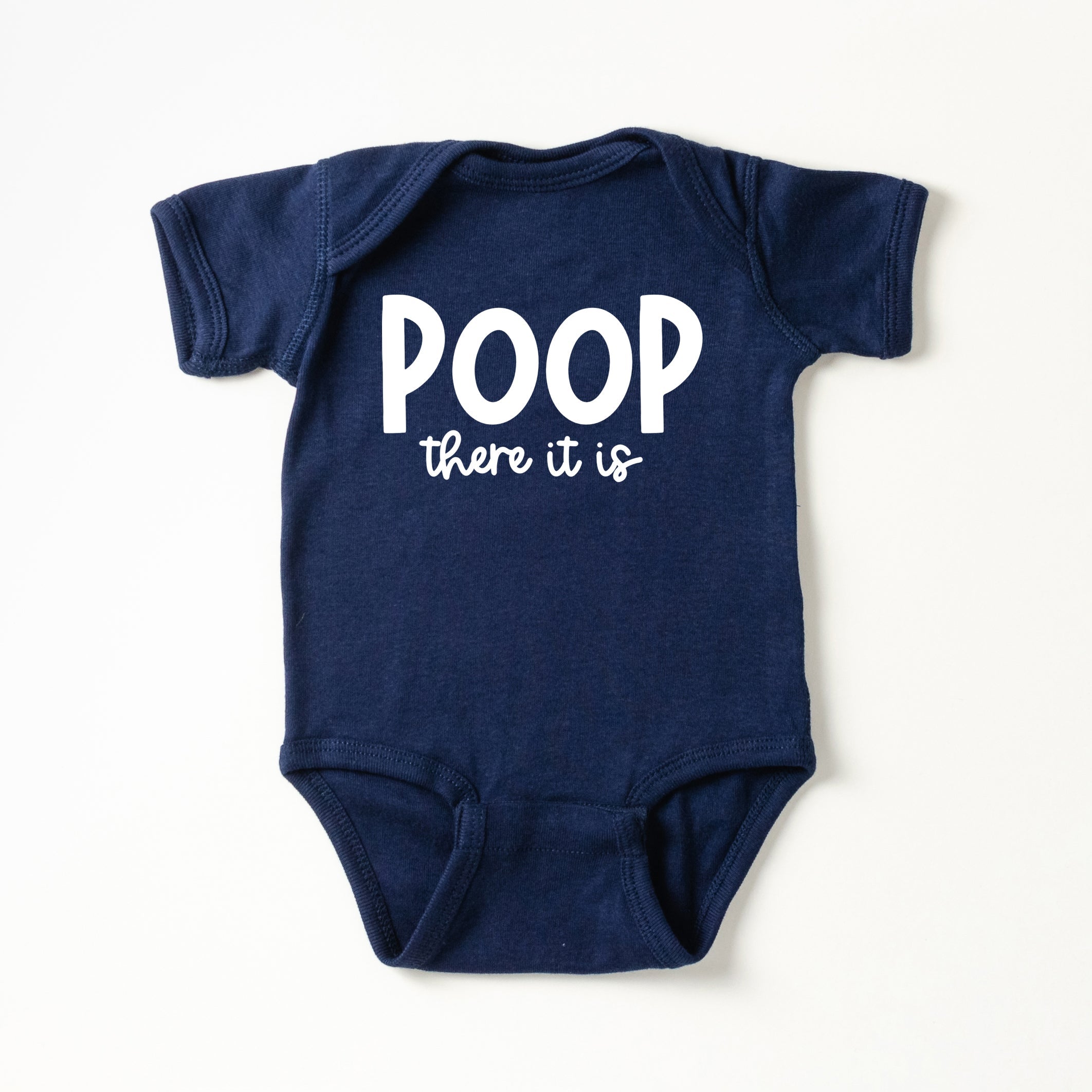 The Juniper Shop Baby | Poop There It Is Graphic Short Sleeve Onesie - Image 3