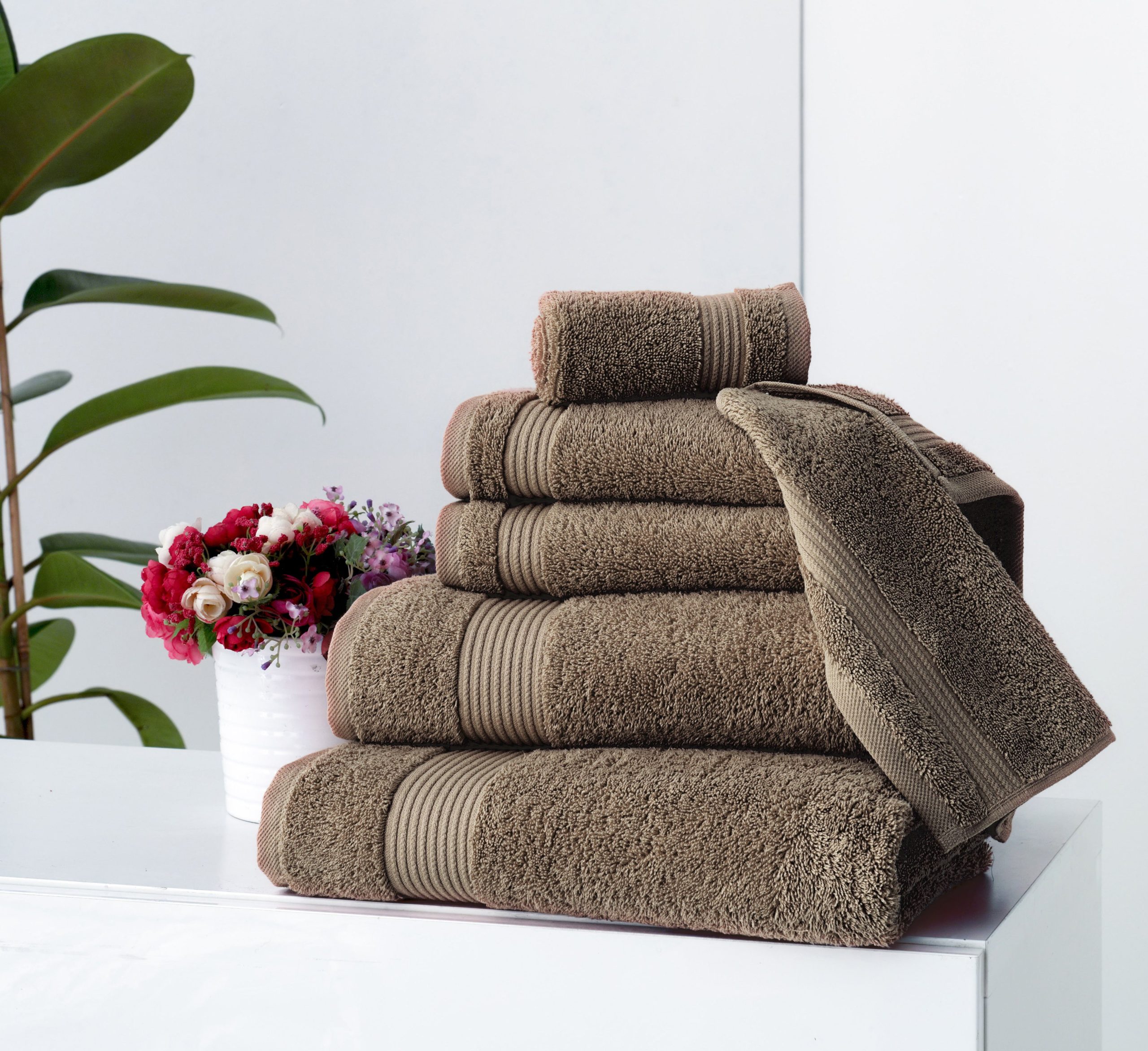 Classic Turkish Towels Amadeus Luxury Turkish Cotton Premium 6 Pc Towel Set - Image 7