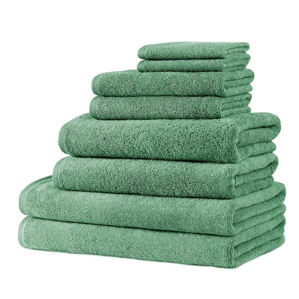 Classic Turkish Towels Hospitality Turkish Cotton Hotel Collection Family Towel Set of 8 - Image 7