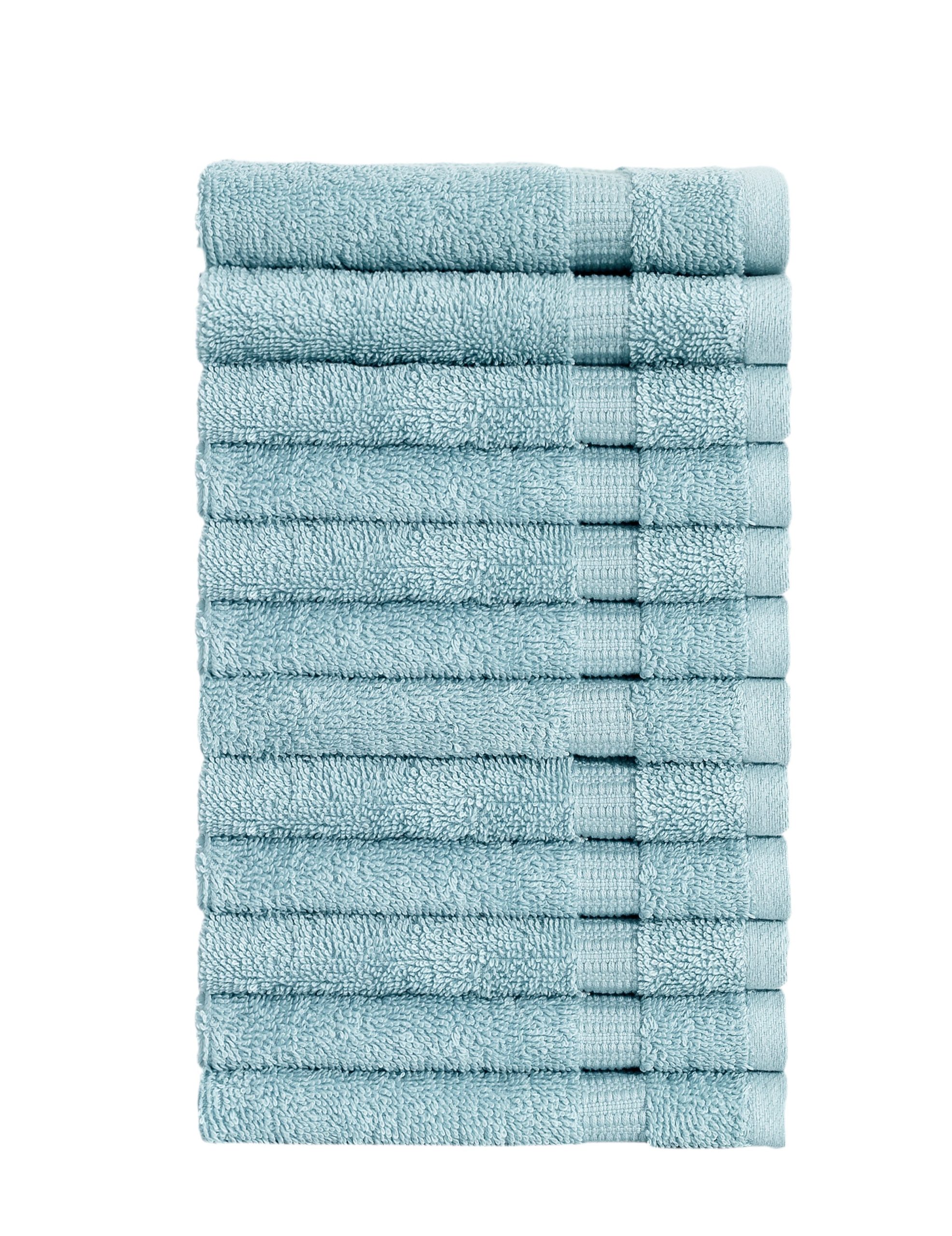 Classic Turkish Towels Cambridge Turkish Cotton Washcloths - 12 Pieces (Wholesale) - Image 6