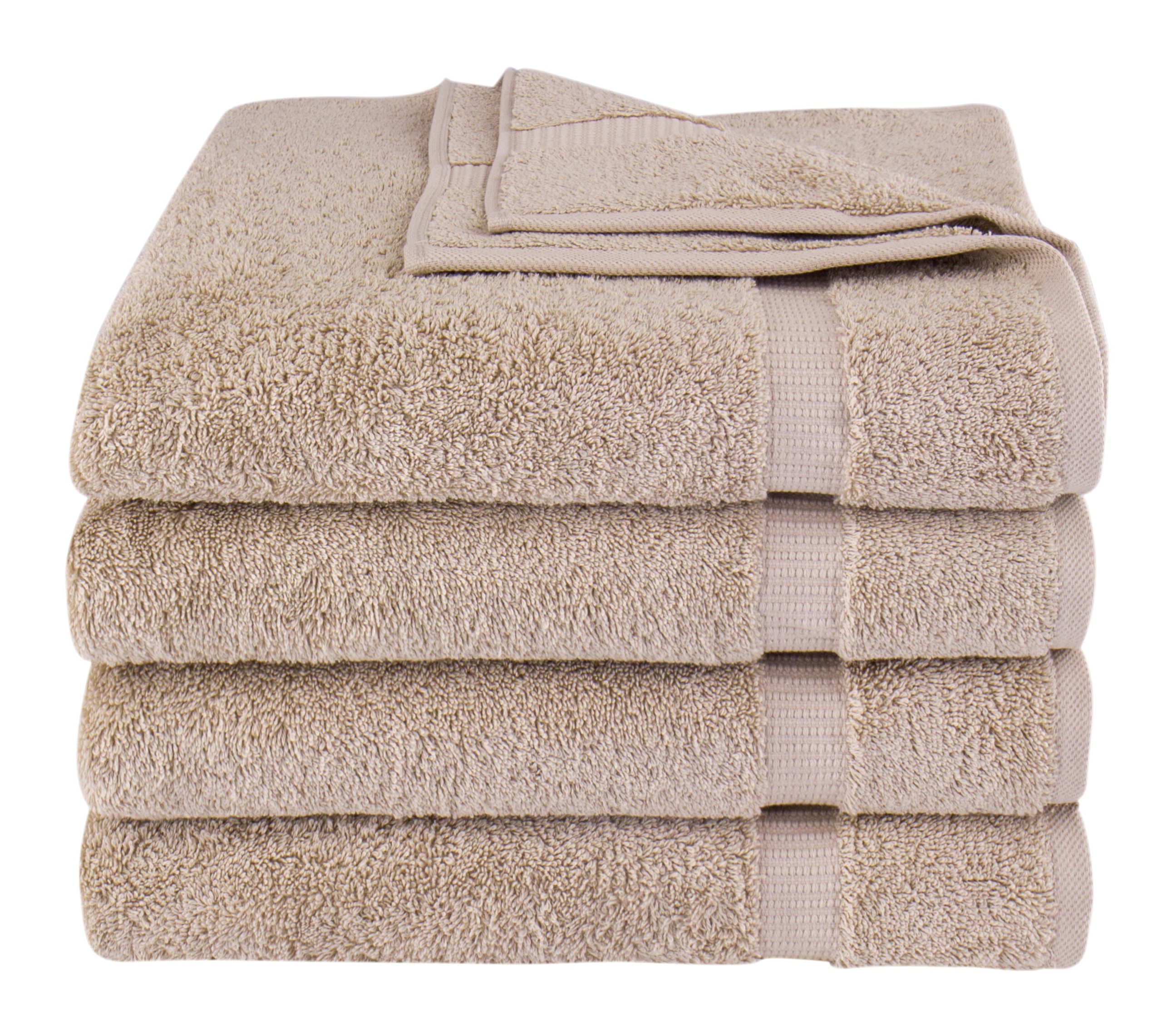 Classic Turkish Towels Villa Turkish Cotton Luxury Hotel Collection Bath Towels - 4 Pieces - Image 5