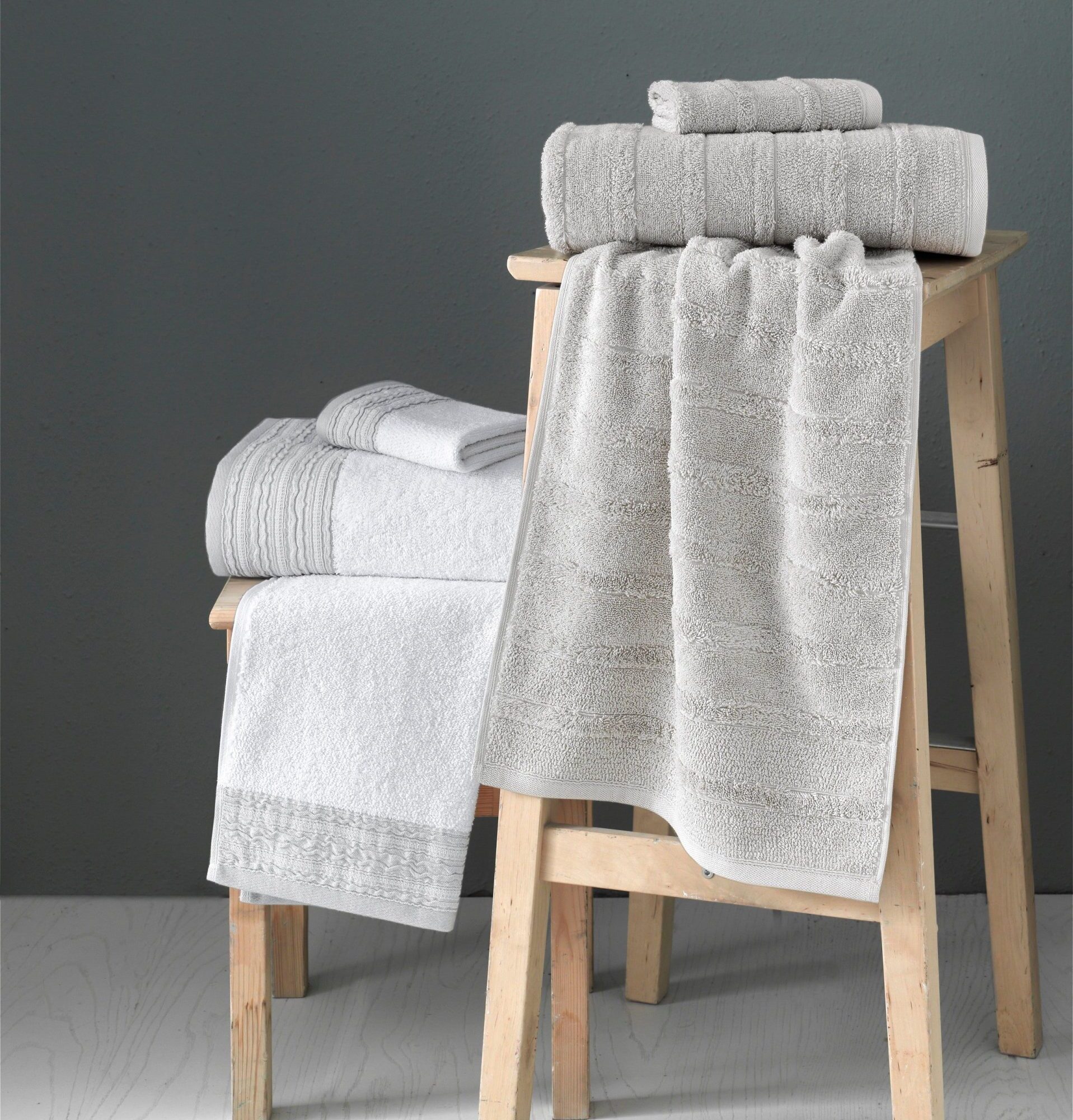 Classic Turkish Towels Caren & Garen Turkish Cotton Bundle Towel Set of 6