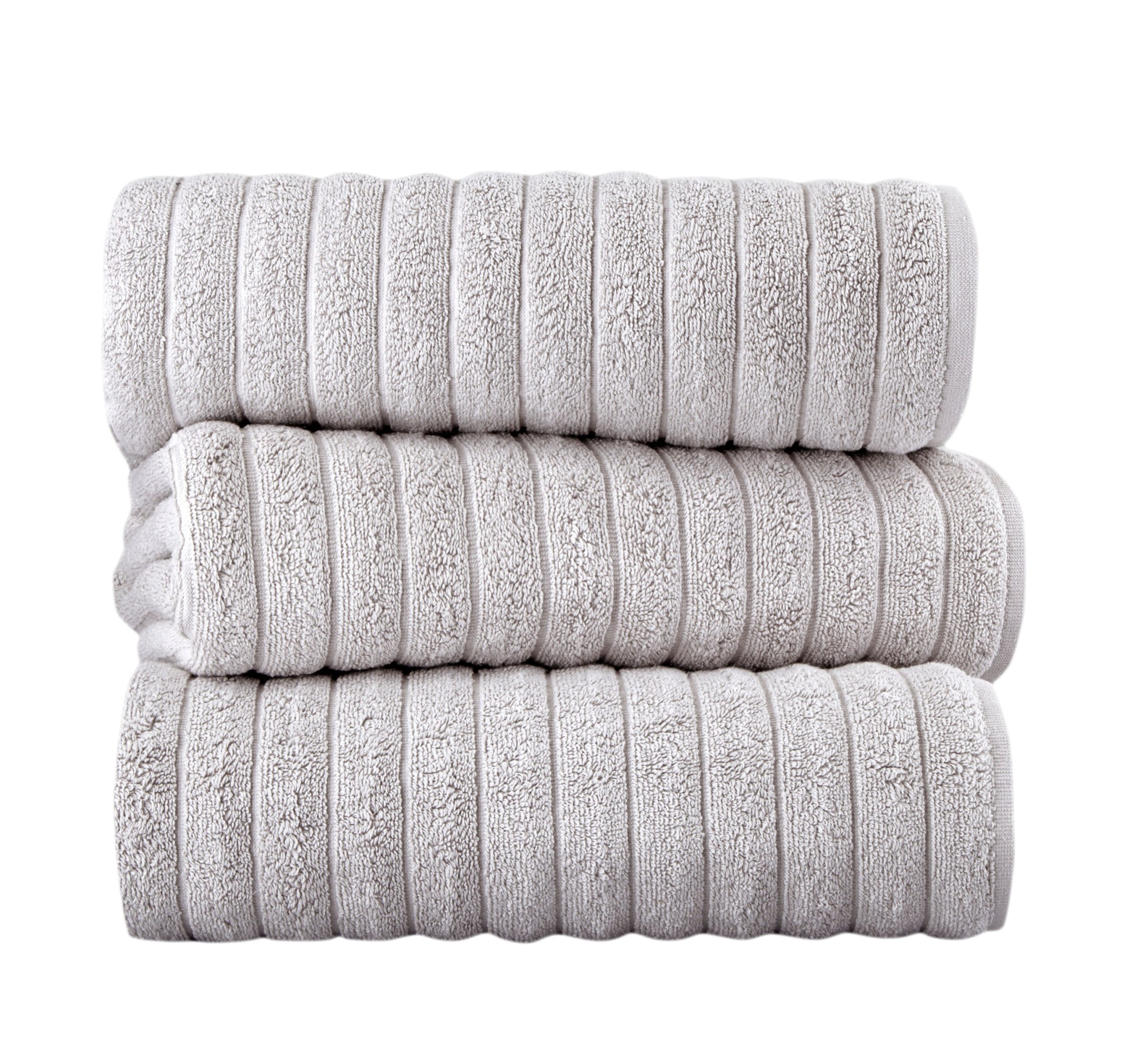 Classic Turkish Towels Brampton Turkish Cotton Ultimate Luxury SPA Bath Sheet Towels - 3 Pieces - 40x65 - Image 9