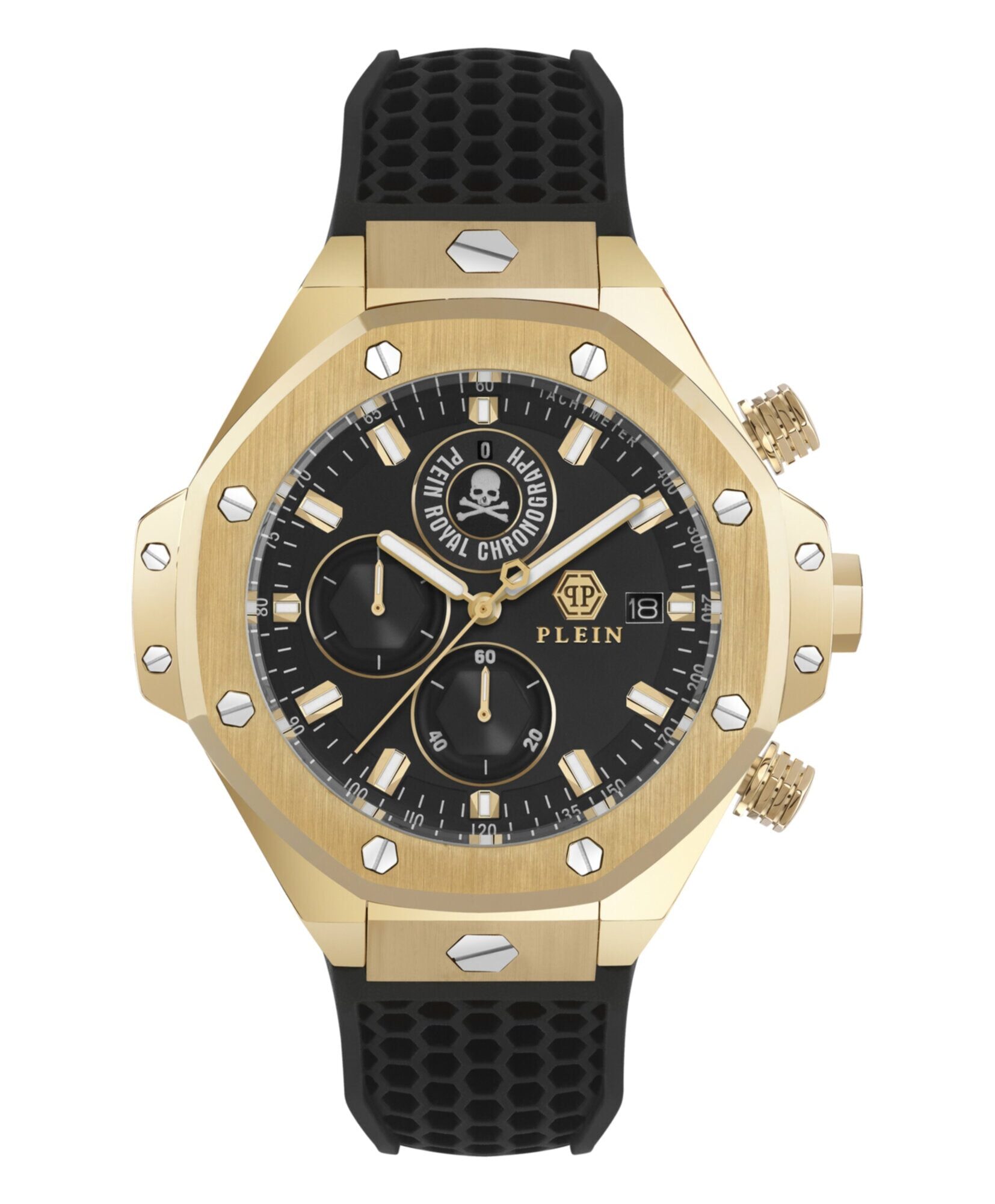 Philipp Plein Plein Chrono Royal Silicone Watch