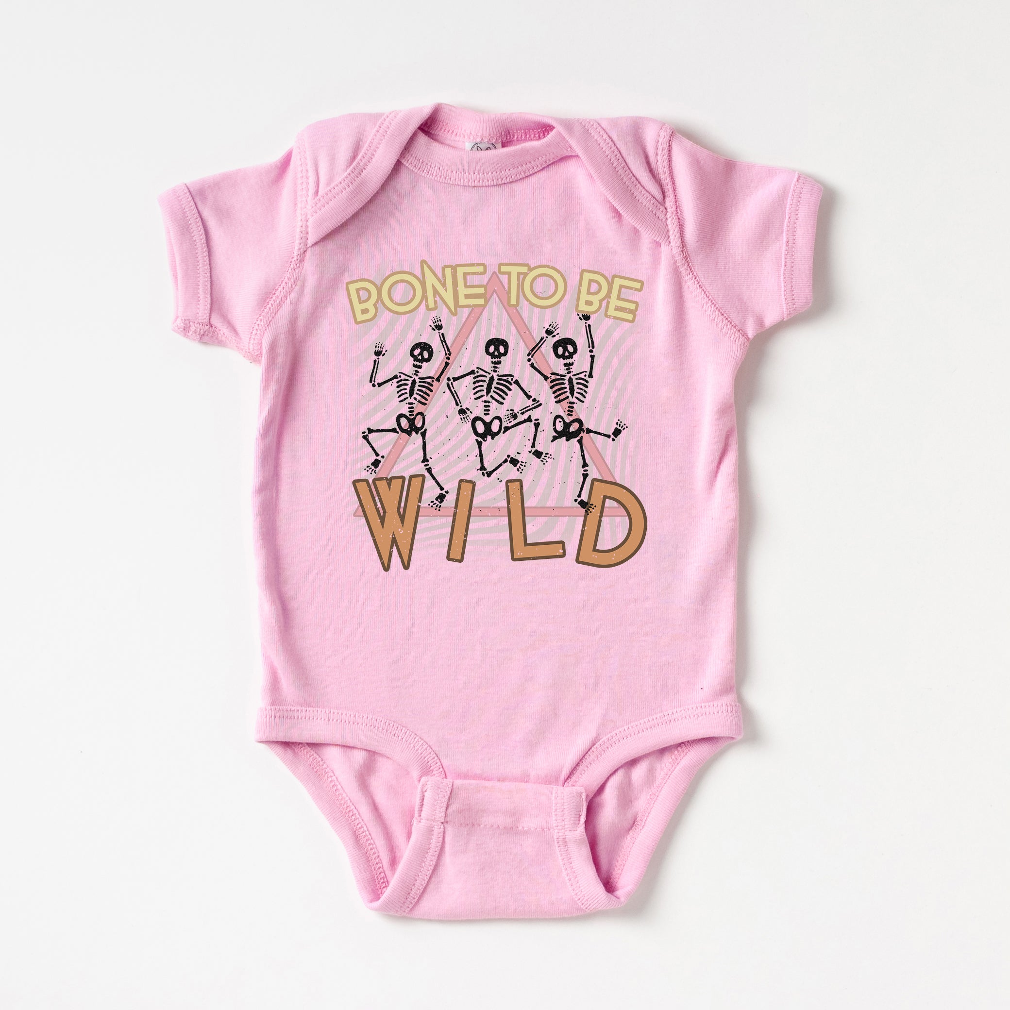 The Juniper Shop Baby Bone To Be Wild Graphic Short Sleeve Onesie - Image 2