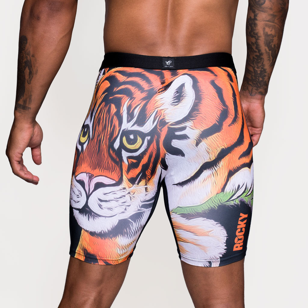 Contenders Clothing Rocky Satin Tiger Brief - Image 2