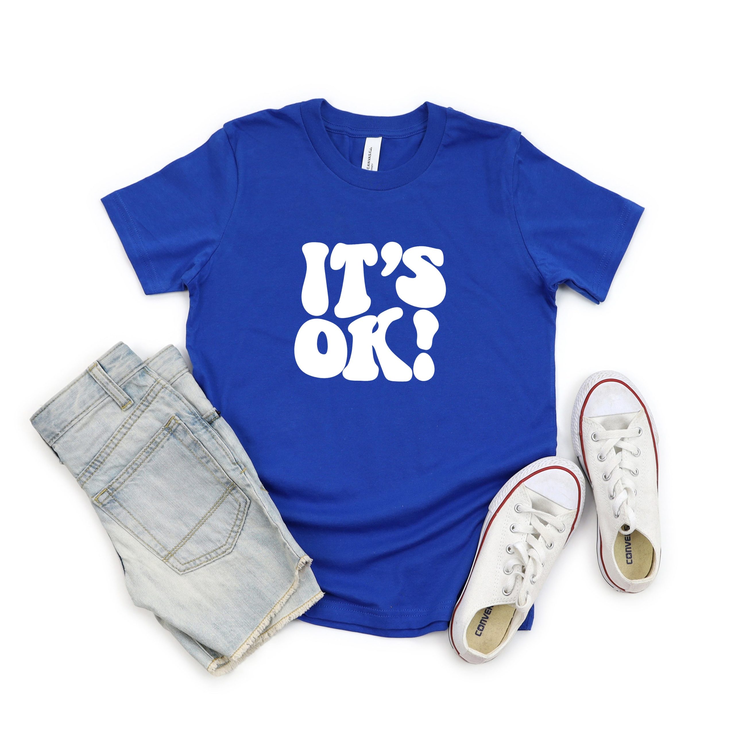 The Juniper Shop Youth | It's Ok Short Sleeve Crew Neck - Image 4
