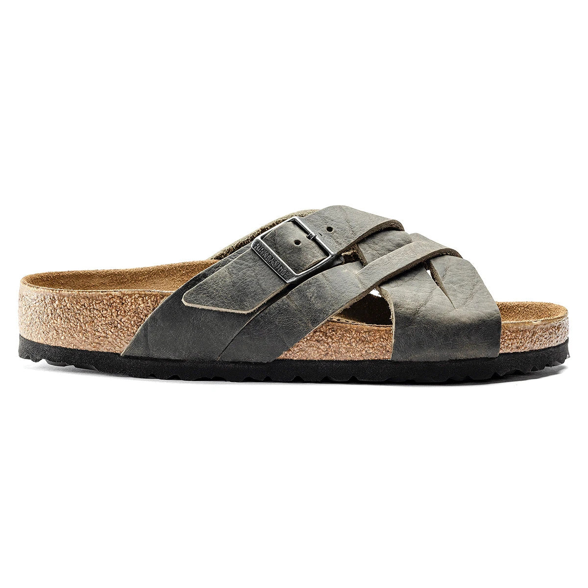 Birkenstock Lugano Oiled Leather Sandals - Image 4