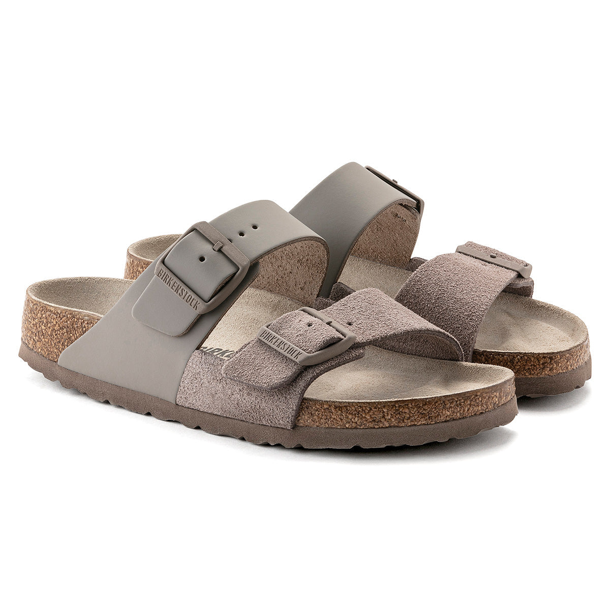 Birkenstock Arizona Split Natural Leather/Suede Sandals - Image 6