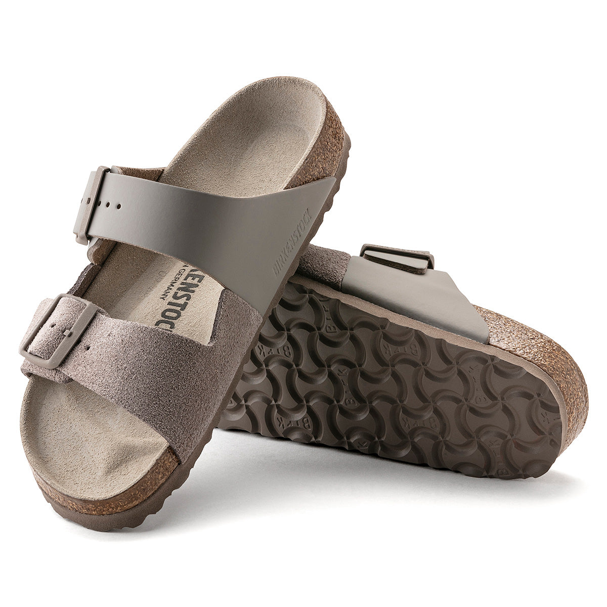 Birkenstock Arizona Split Natural Leather/Suede Sandals - Image 7
