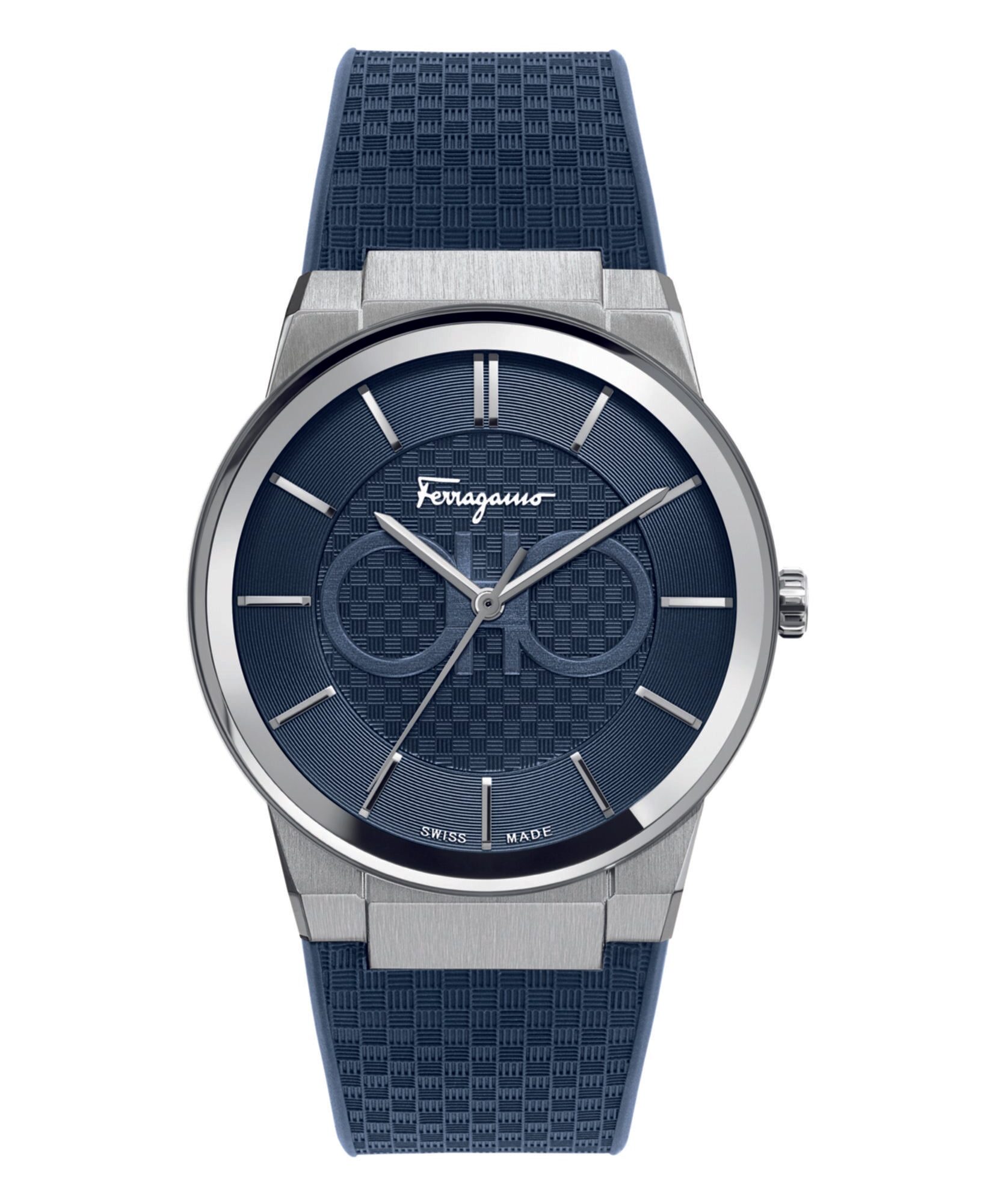 Ferragamo Sapphire Silicon Watch